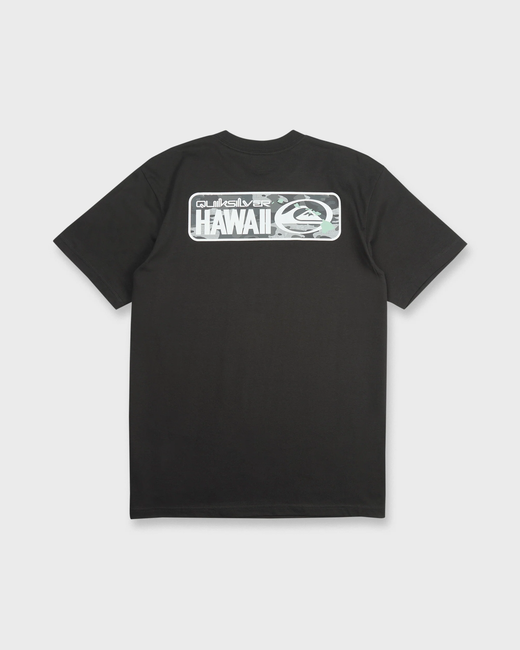 Hawaii Patch Classic Short Sleeve Knit T-Shirt - Black 7 Hawaii Patch Classic Short Sleeve Knit T-Shirt - Black
