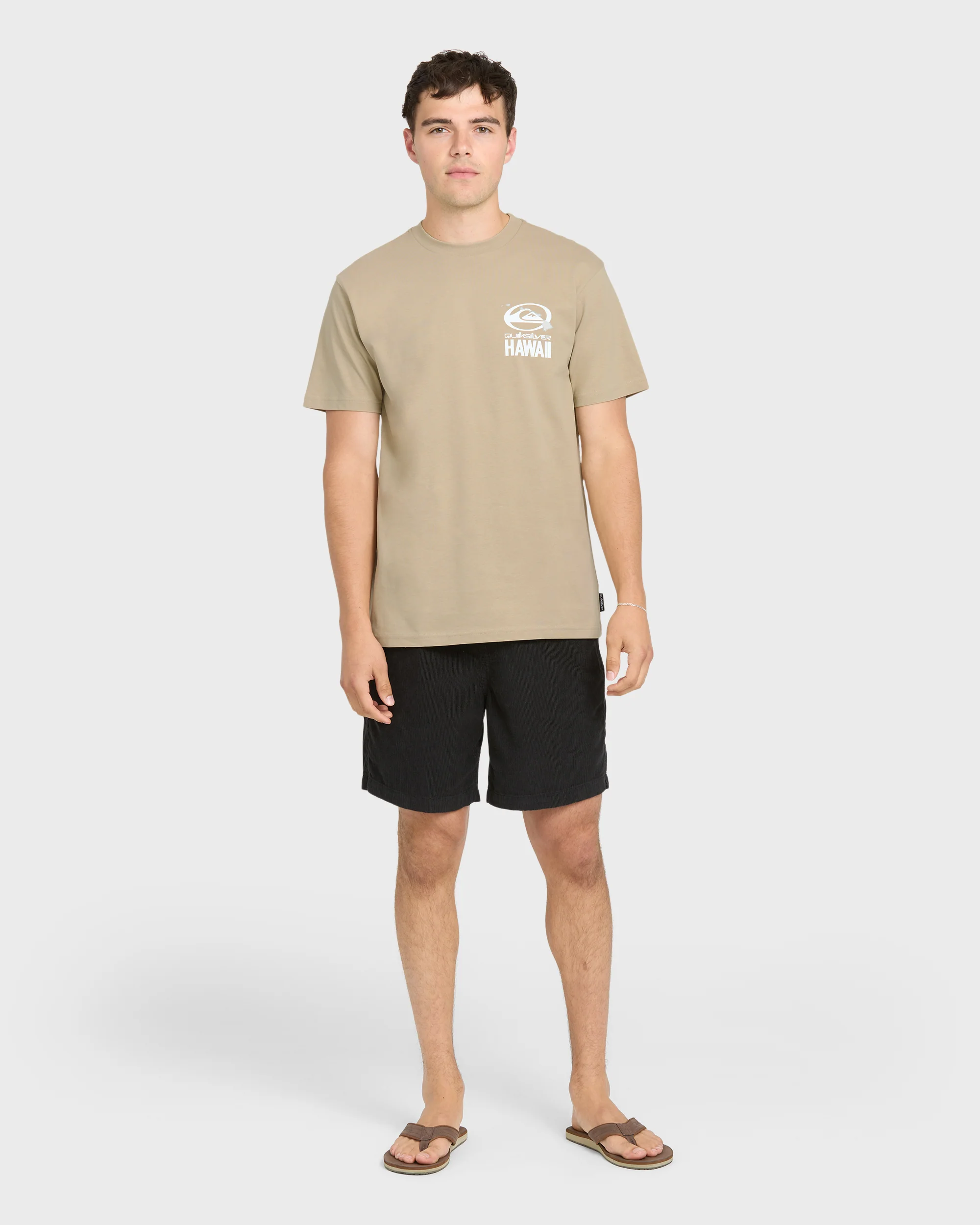 Hawaii Patch Classic Short Sleeve Knit T-Shirt - Seneca Rock 4 Hawaii Patch Classic Short Sleeve Knit T-Shirt - Seneca Rock