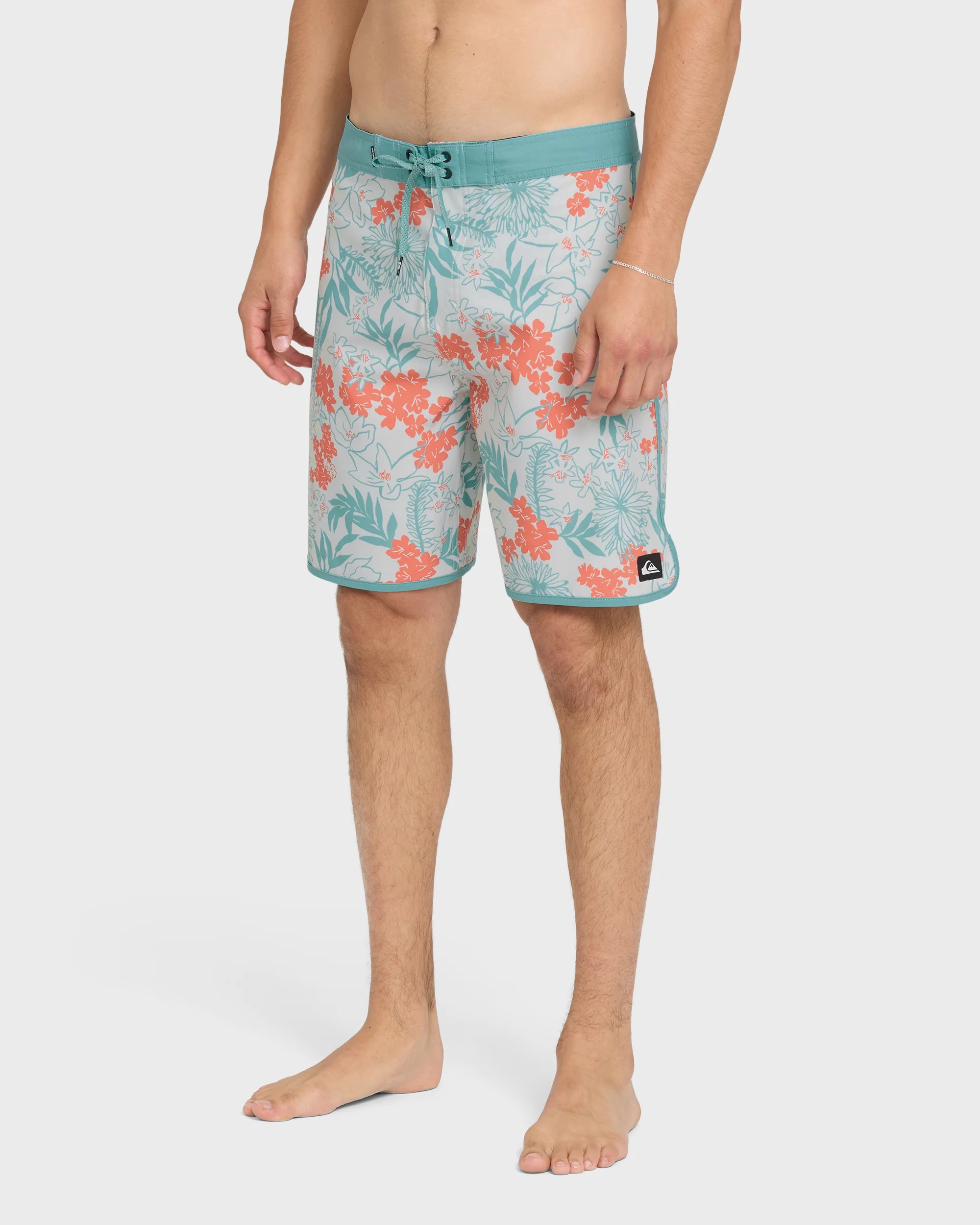 Jetty Bloom 19" Boardshorts - Silver Birch 3 Jetty Bloom 19" Boardshorts - Silver Birch