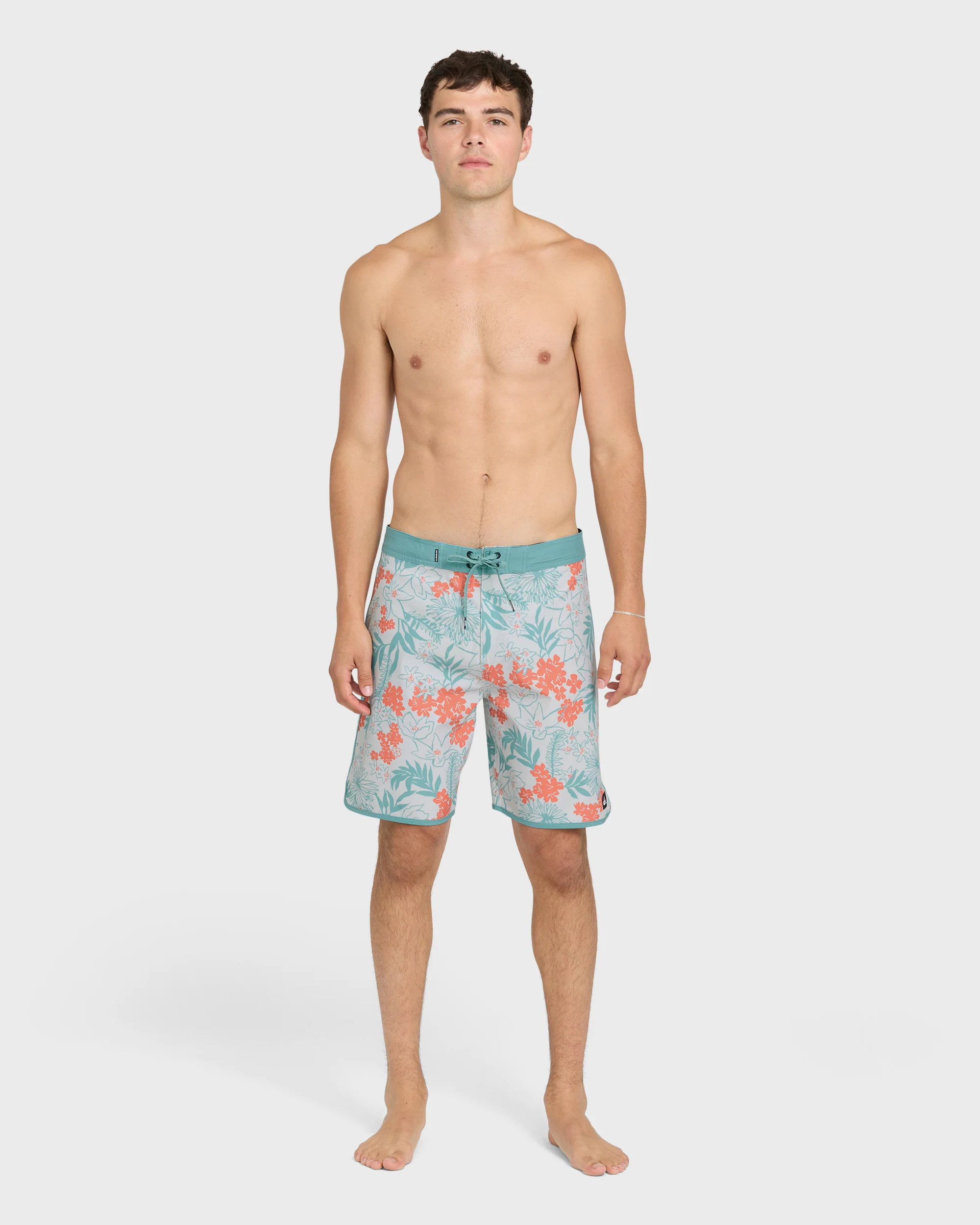 Jetty Bloom 19" Boardshorts - Silver Birch 4 Jetty Bloom 19" Boardshorts - Silver Birch