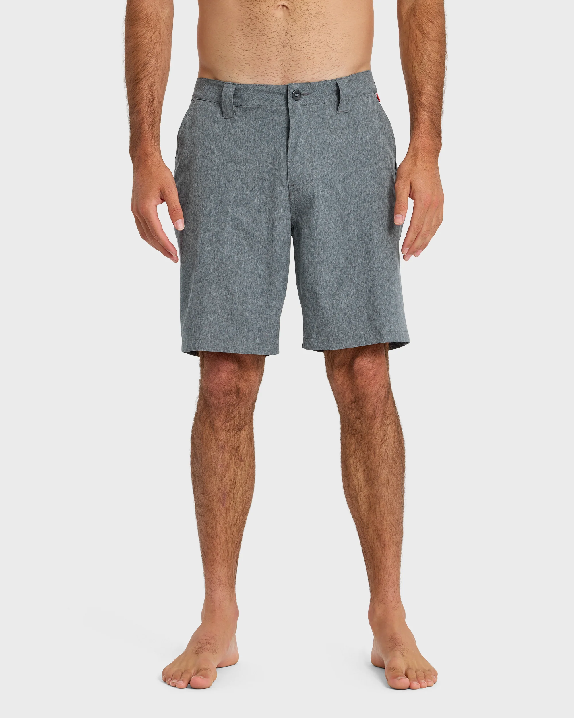 Union Heather Amphibian 20" Hybrid Shorts - Black