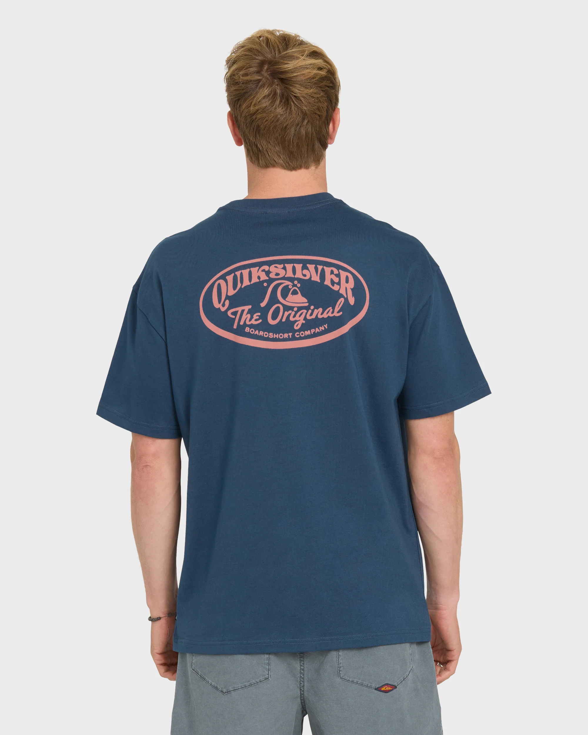 Originals Script Short Sleeve Knit T-Shirt - Dark Denim 2 Originals Script Short Sleeve Knit T-Shirt - Dark Denim