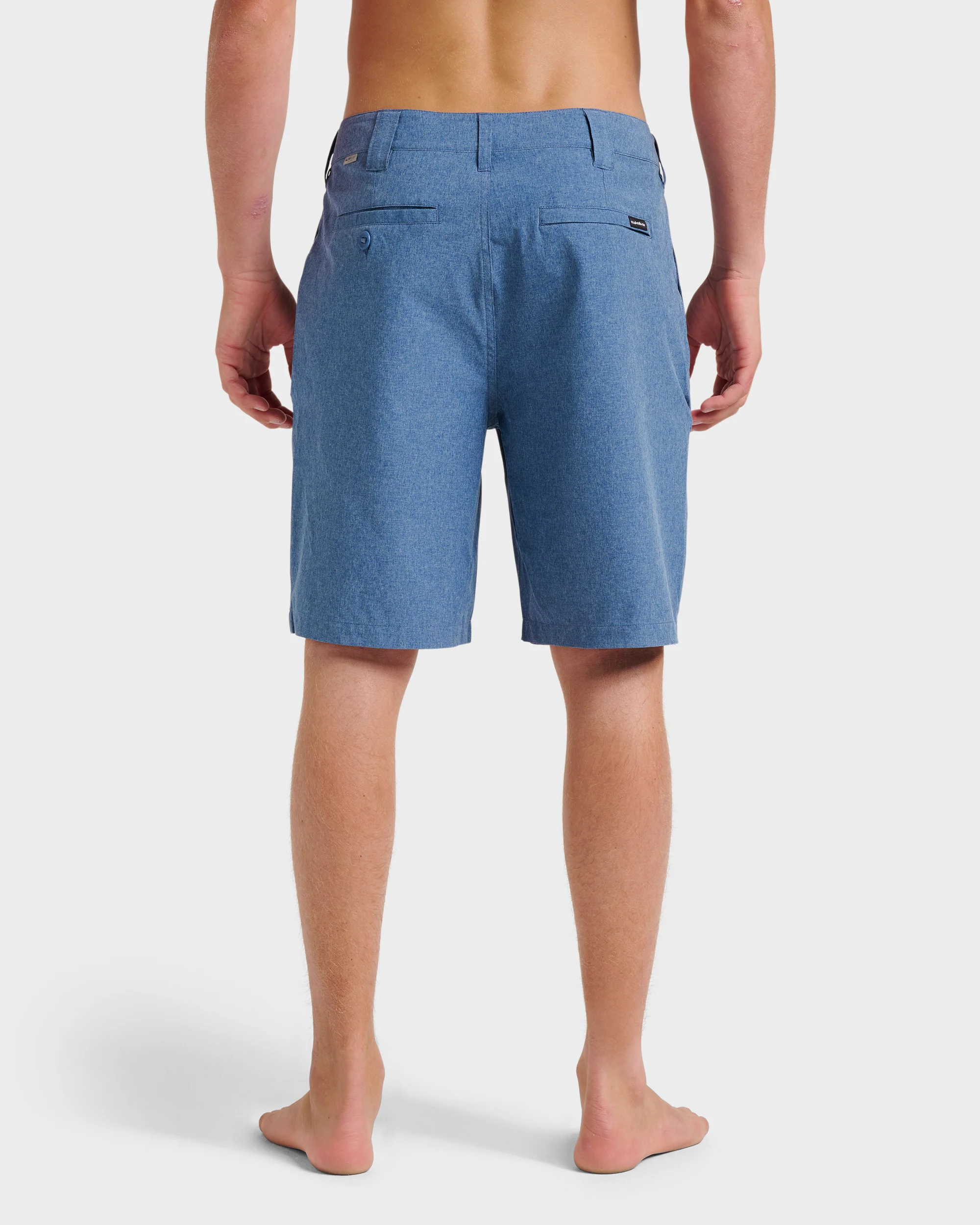 Union Heather 20" Amphibian Hybrid Shorts - Indigo Mist 2 Union Heather 20" Amphibian Hybrid Shorts - Indigo Mist