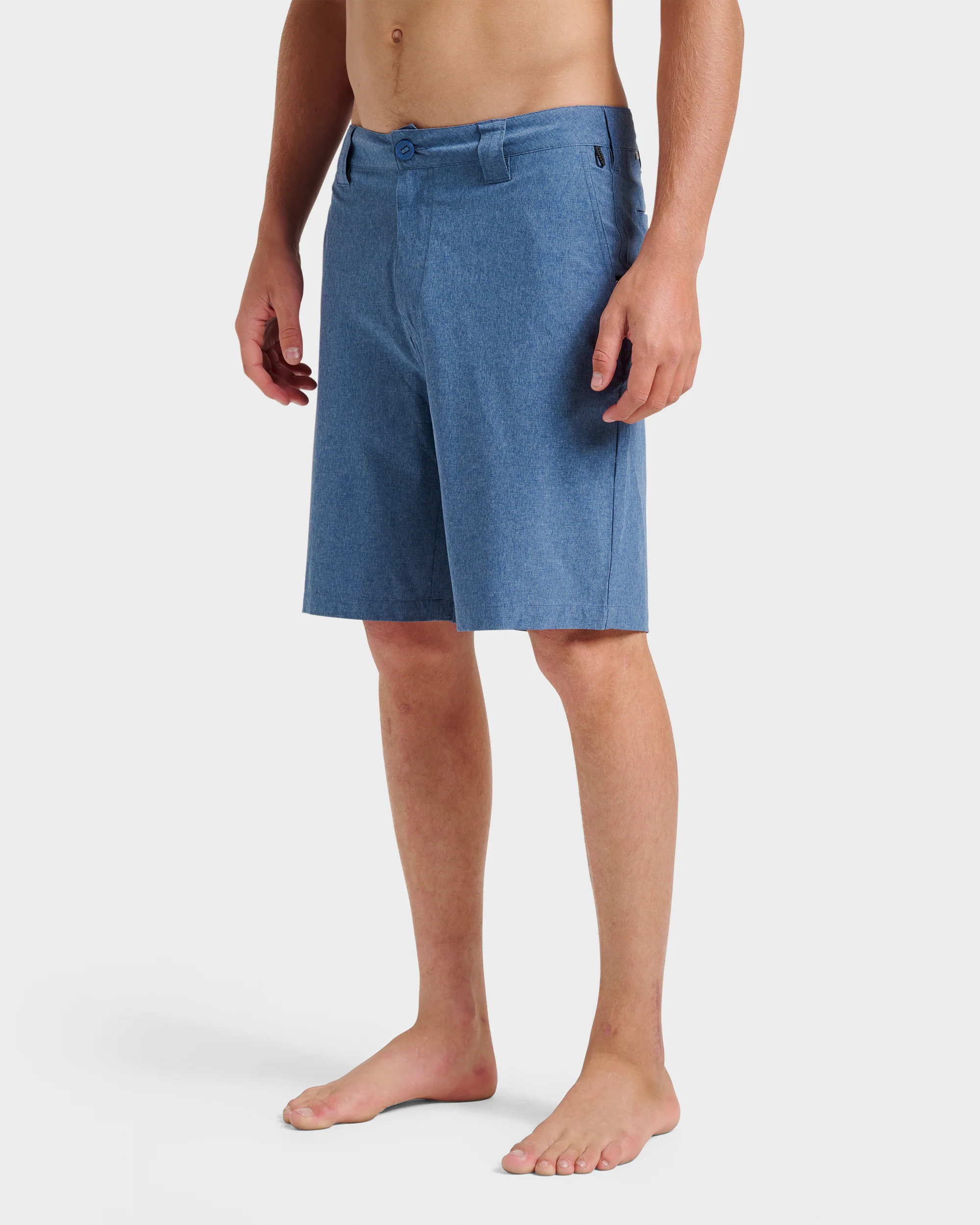 Union Heather 20" Amphibian Hybrid Shorts - Indigo Mist 3 Union Heather 20" Amphibian Hybrid Shorts - Indigo Mist