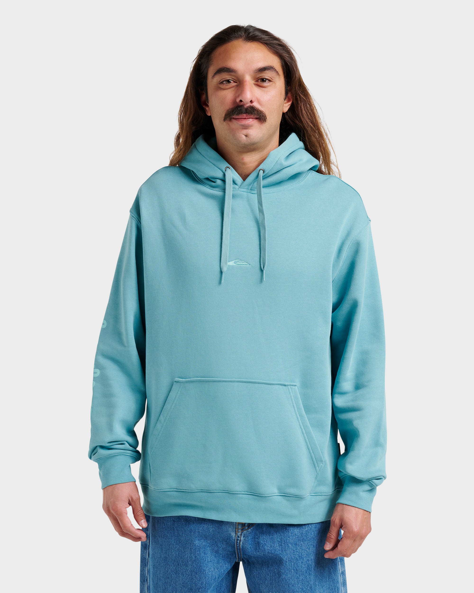 Passage Logo Hoodie - Dusty Turquoise 1 Passage Logo Hoodie - Dusty Turquoise