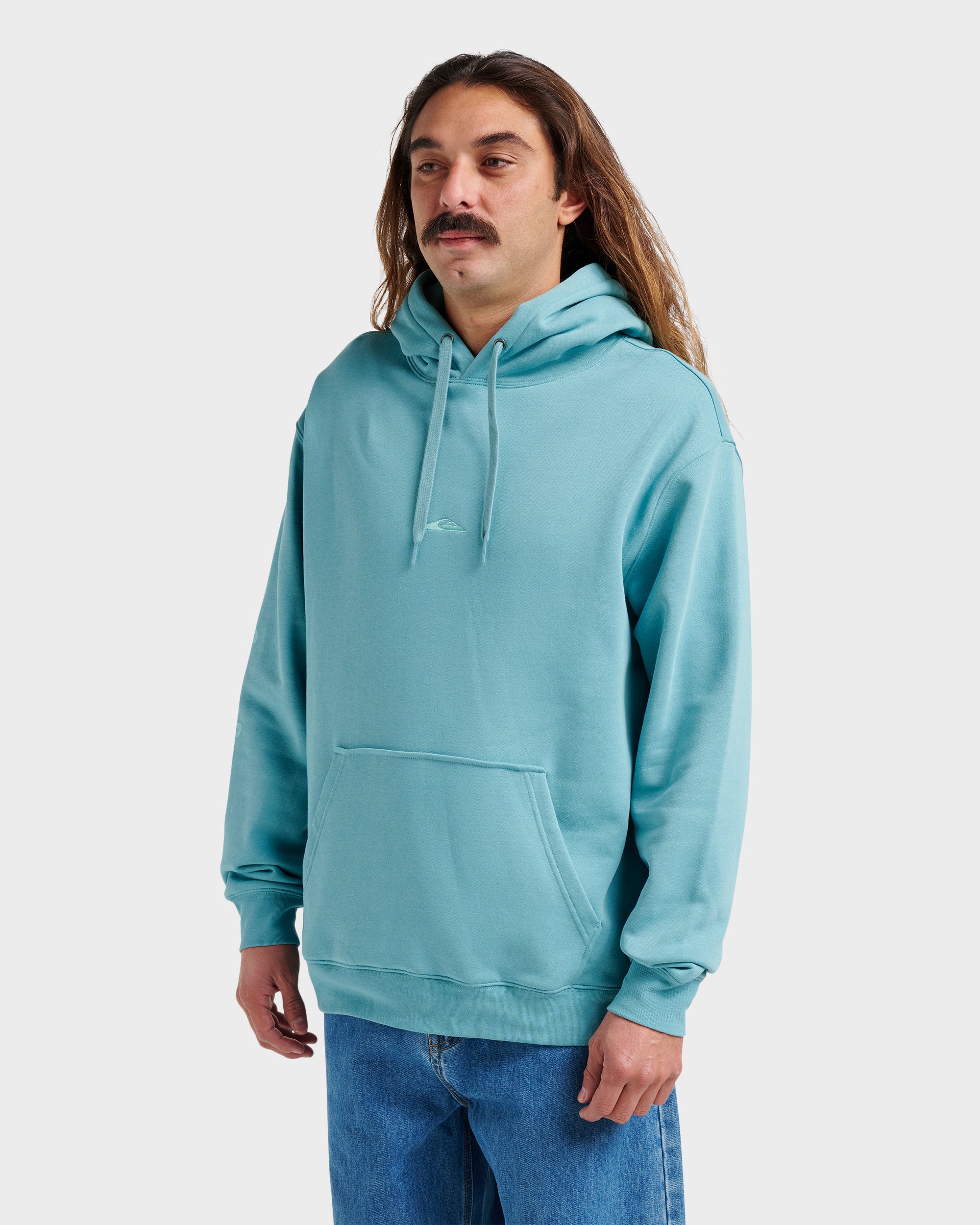 Passage Logo Hoodie - Dusty Turquoise 3 Passage Logo Hoodie - Dusty Turquoise