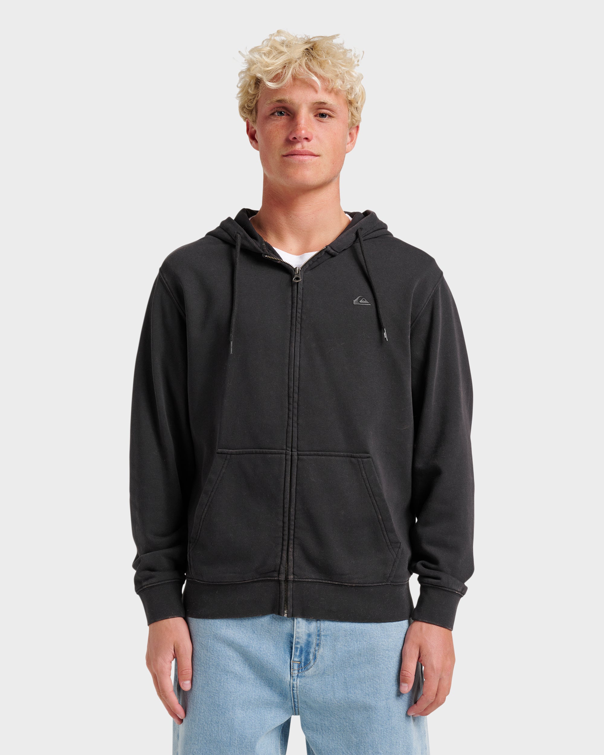 Saltwater Full Zip Hoodie - Black 1 Saltwater Full Zip Hoodie - Black