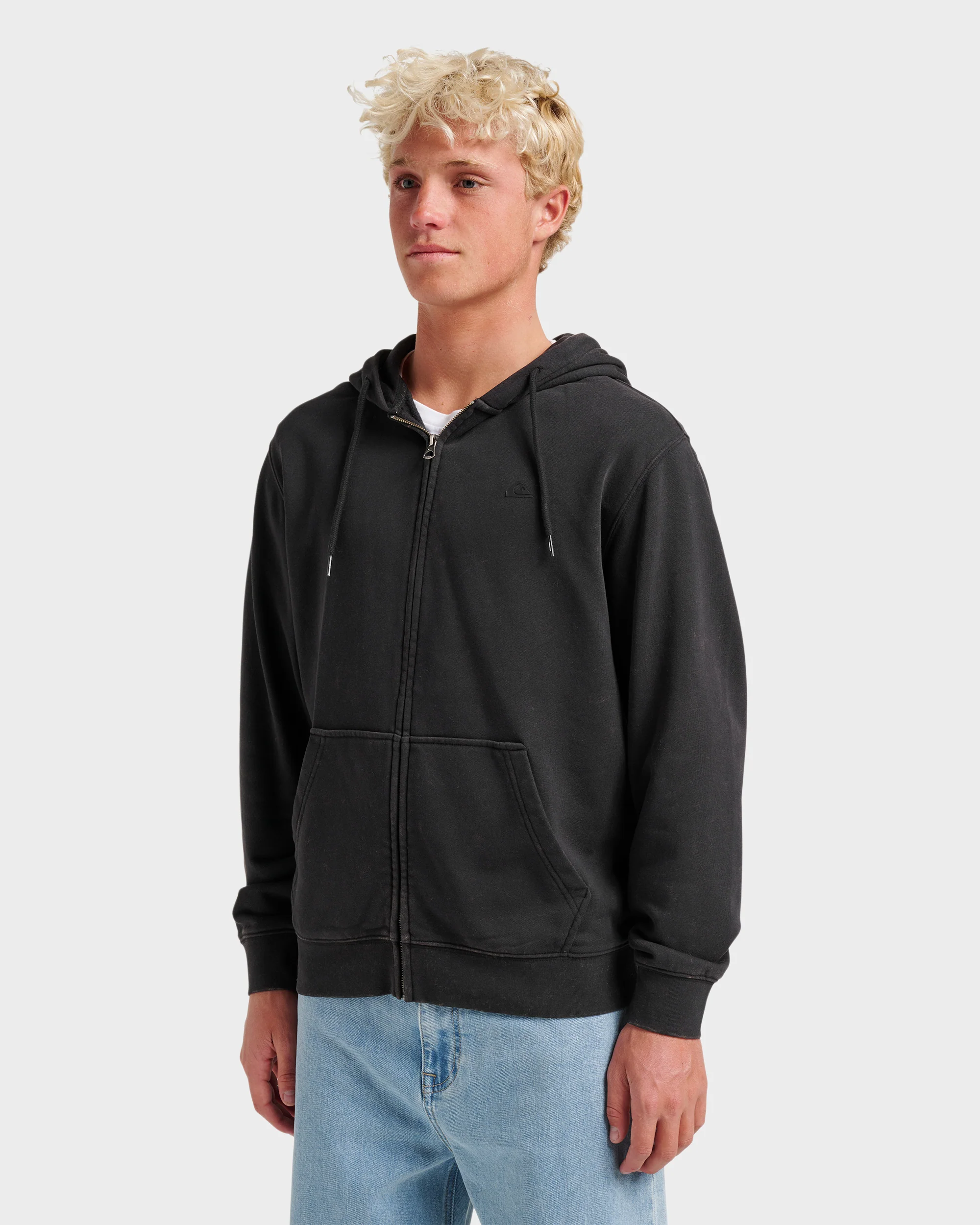 Saltwater Full Zip Hoodie - Black 3 Saltwater Full Zip Hoodie - Black
