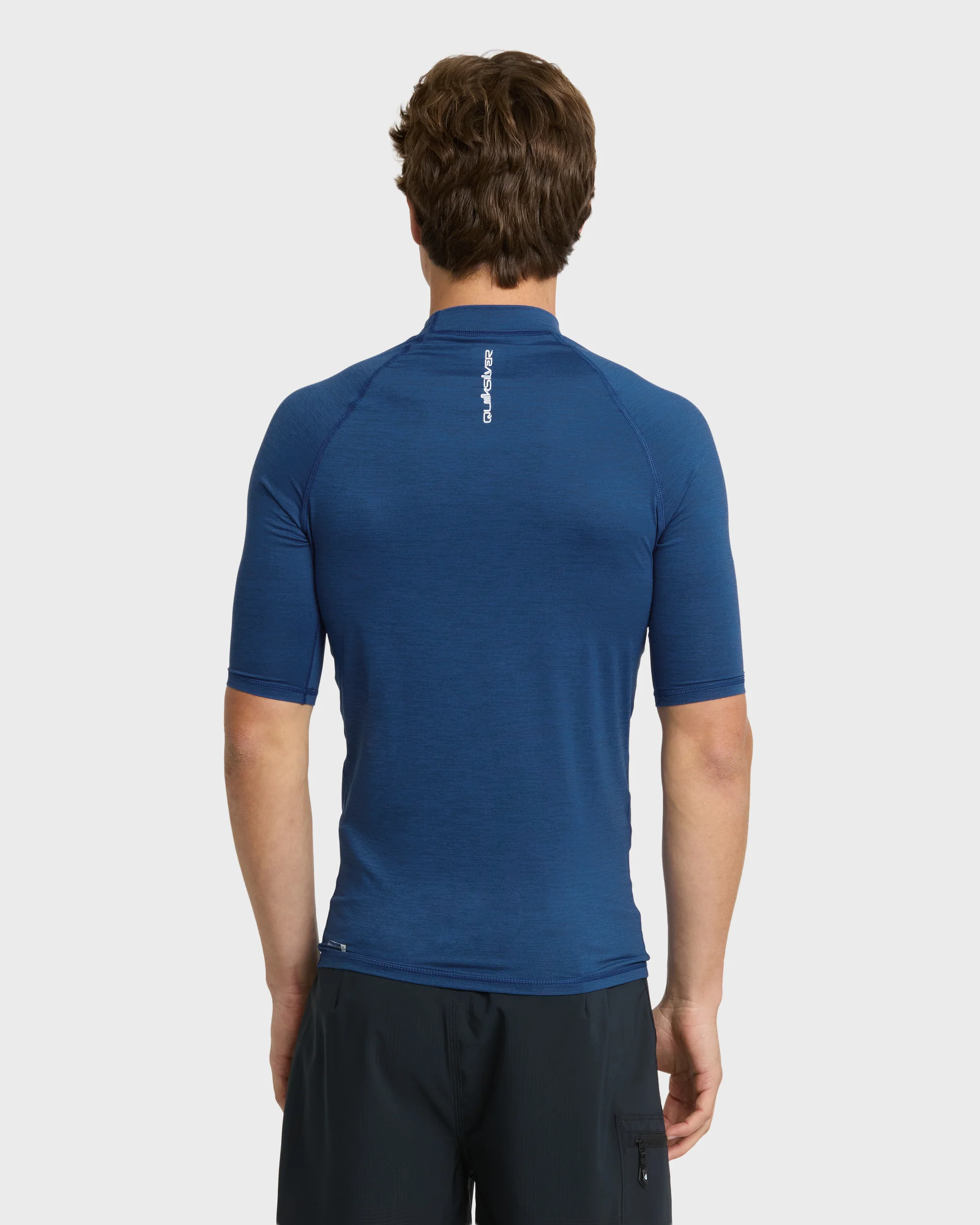 Everyday UPF 50 Short Sleeve Rashguard - Monaco Blue Heather 2 Everyday UPF 50 Short Sleeve Rashguard - Monaco Blue Heather