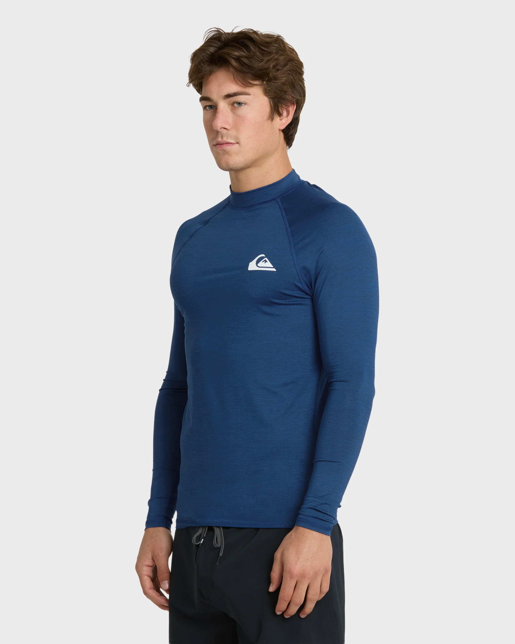 Everyday UPF 50 Long Sleeve Rashguard - Monaco Blue Heather 4 Everyday UPF 50 Long Sleeve Rashguard - Monaco Blue Heather