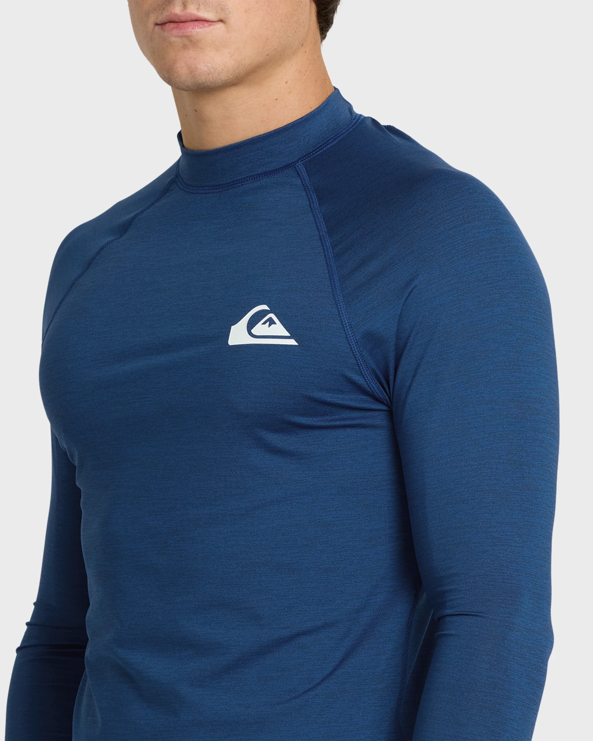 Everyday UPF 50 Long Sleeve Rashguard - Monaco Blue Heather 5 Everyday UPF 50 Long Sleeve Rashguard - Monaco Blue Heather