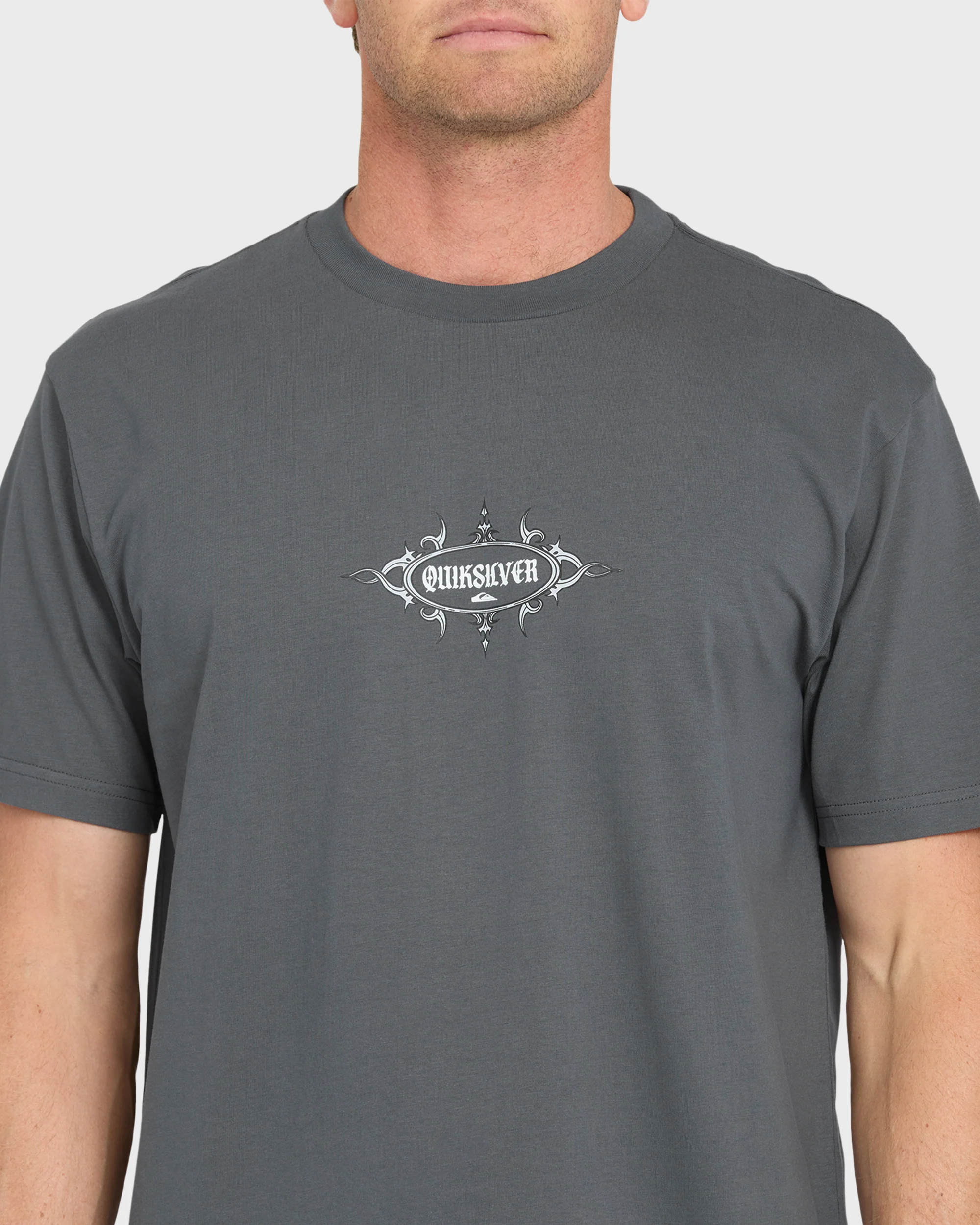 Crest Classic Short Sleeve Knit T-Shirt - Iron Gate 5 Crest Classic Short Sleeve Knit T-Shirt - Iron Gate