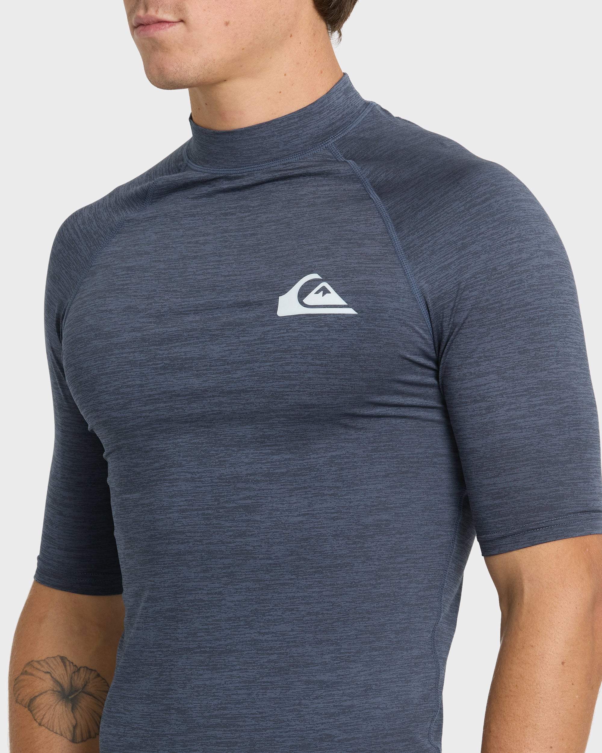 Everyday UPF 50 Short Sleeve Rashguard - Vintage Indigo Heather 5 Everyday UPF 50 Short Sleeve Rashguard - Vintage Indigo Heather