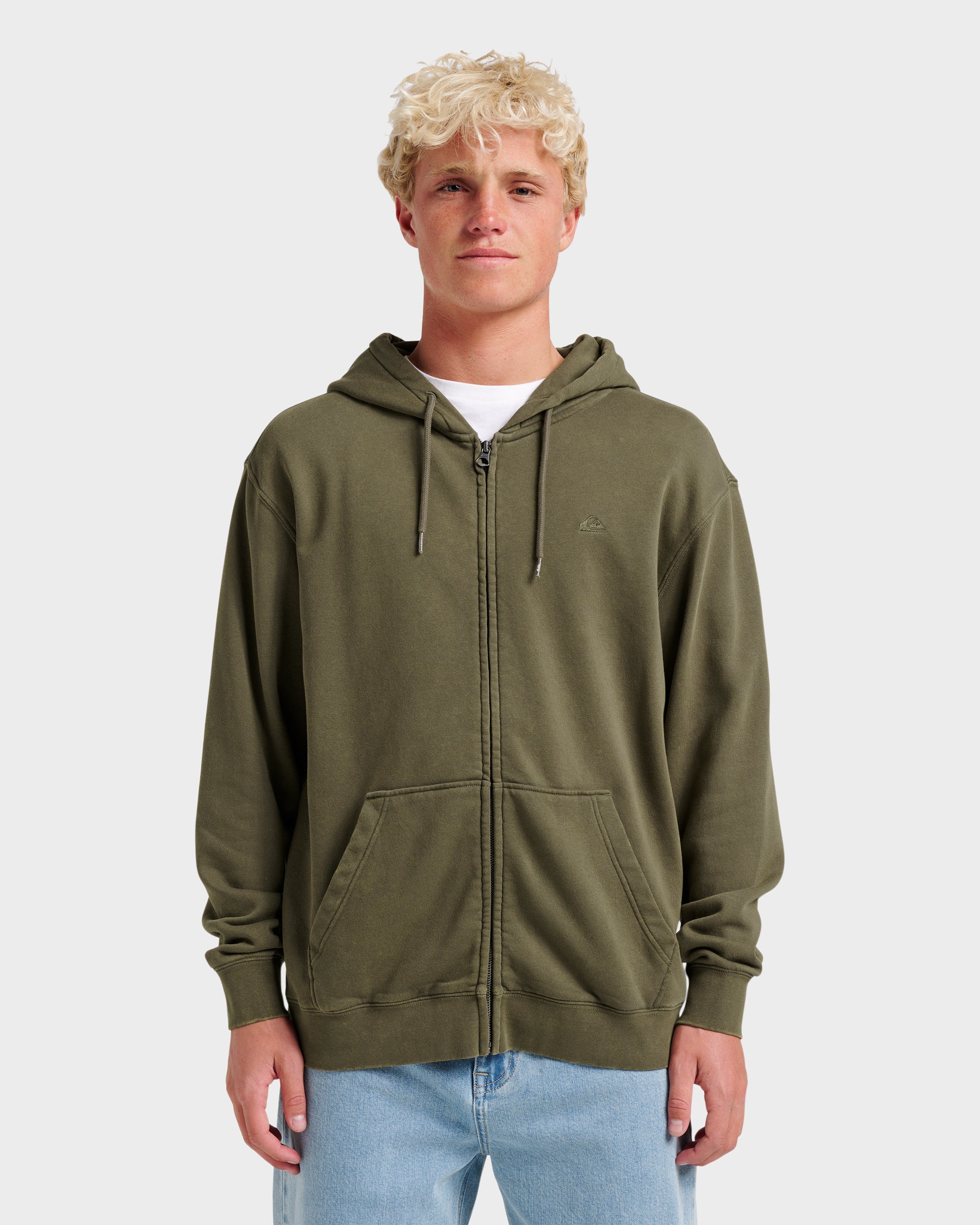 Saltwater Full Zip Hoodie - Grape Leaf 1 Saltwater Full Zip Hoodie - Grape Leaf