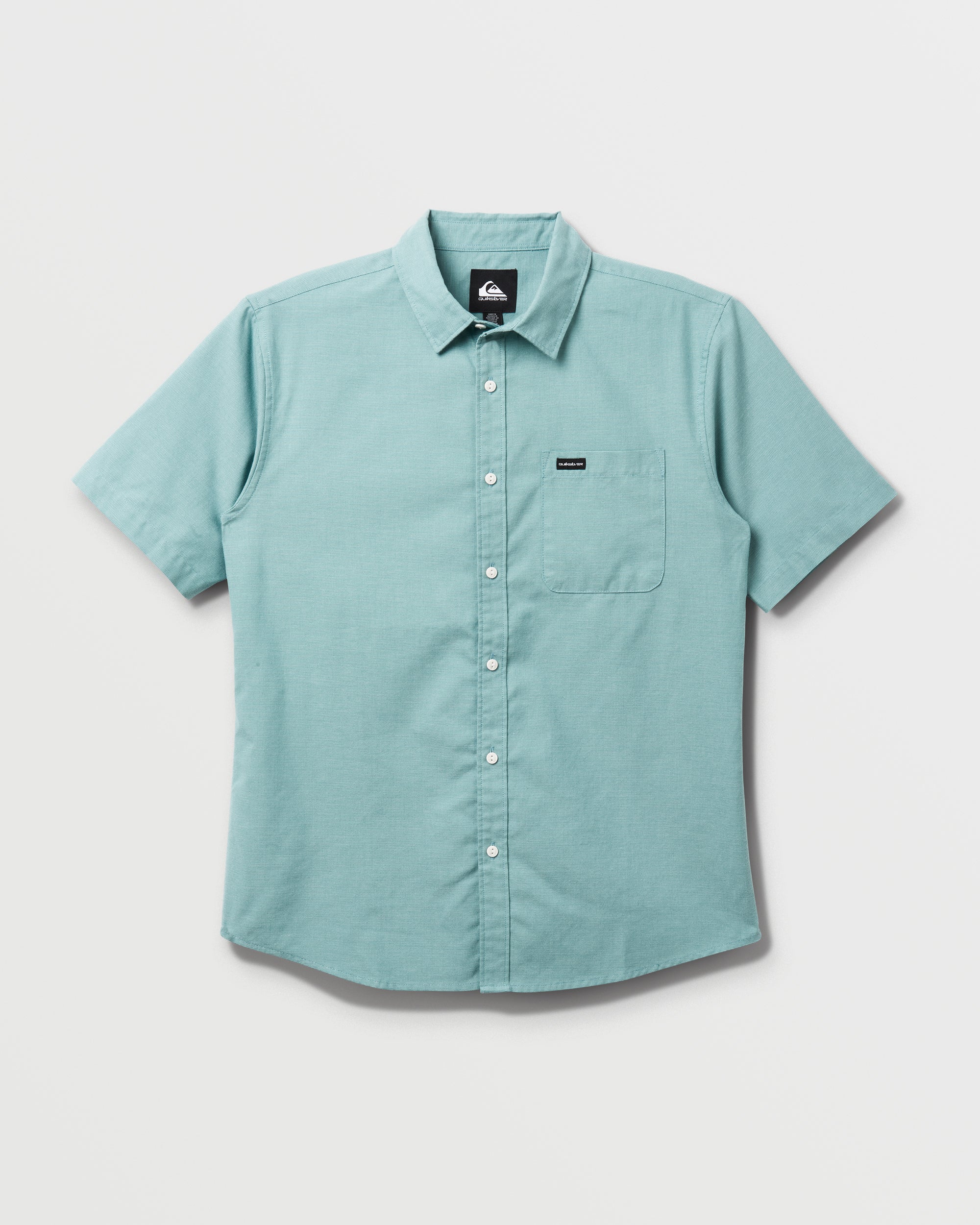 Shoreline Classic Short Sleeve Shirt - Dusty Turquoise 5 Shoreline Classic Short Sleeve Shirt - Dusty Turquoise