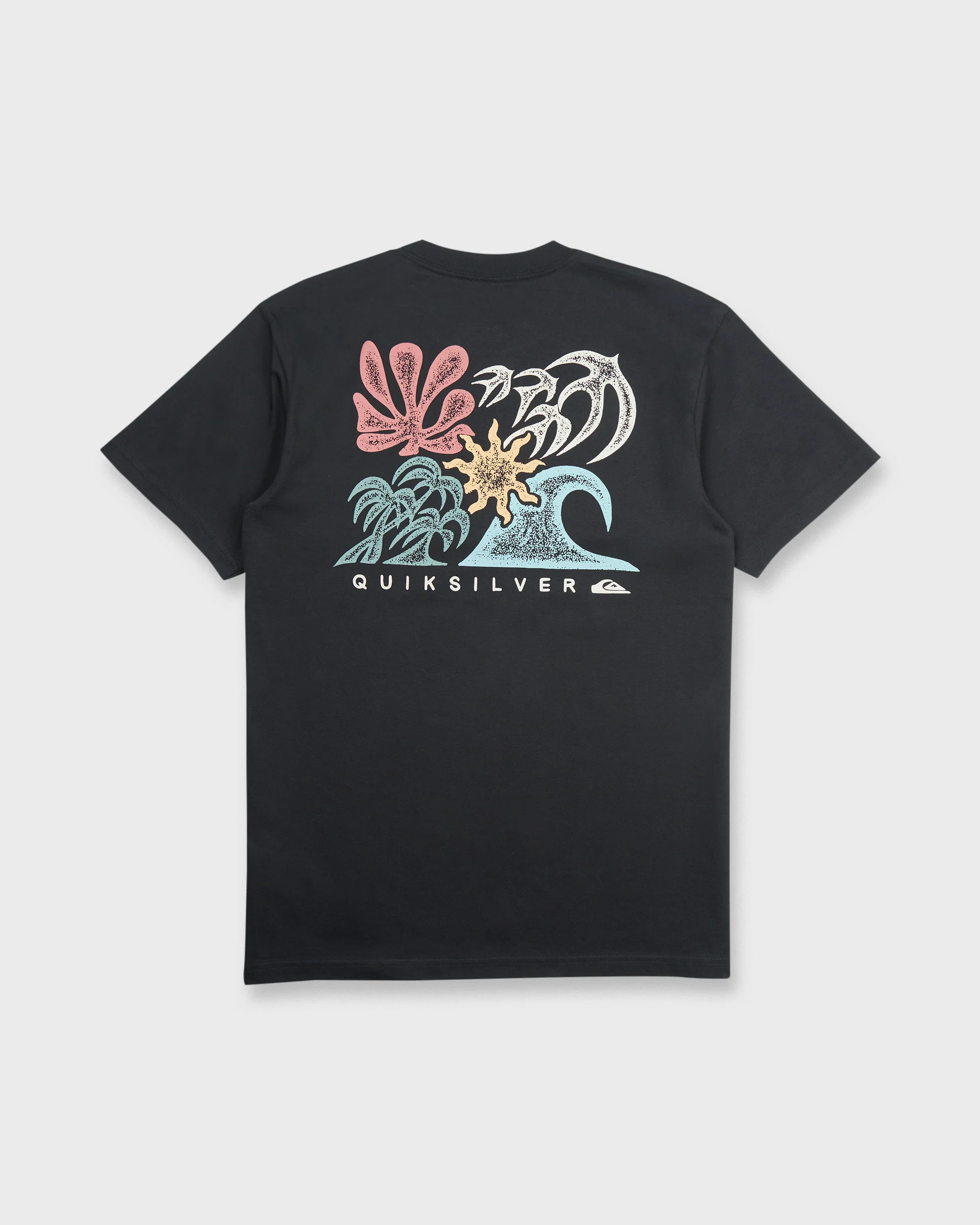 Collage Classic Short Sleeve Knit T-Shirt - Black 7 Collage Classic Short Sleeve Knit T-Shirt - Black