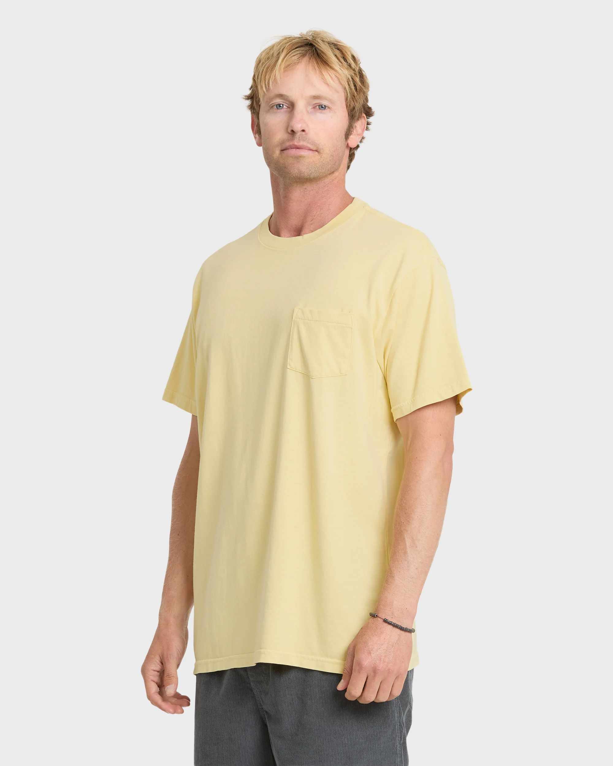 Saltwater Pocket Tee - Pale Yellow 4 Saltwater Pocket Tee - Pale Yellow