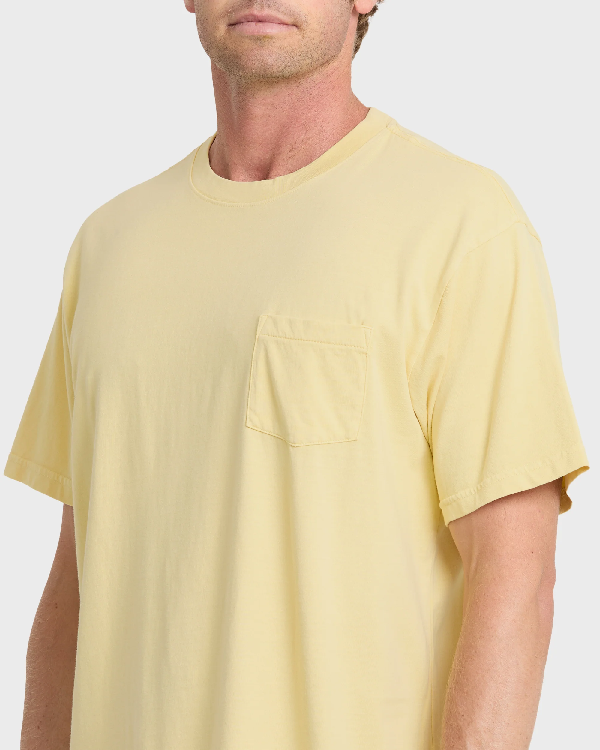 Saltwater Pocket Tee - Pale Yellow 5 Saltwater Pocket Tee - Pale Yellow