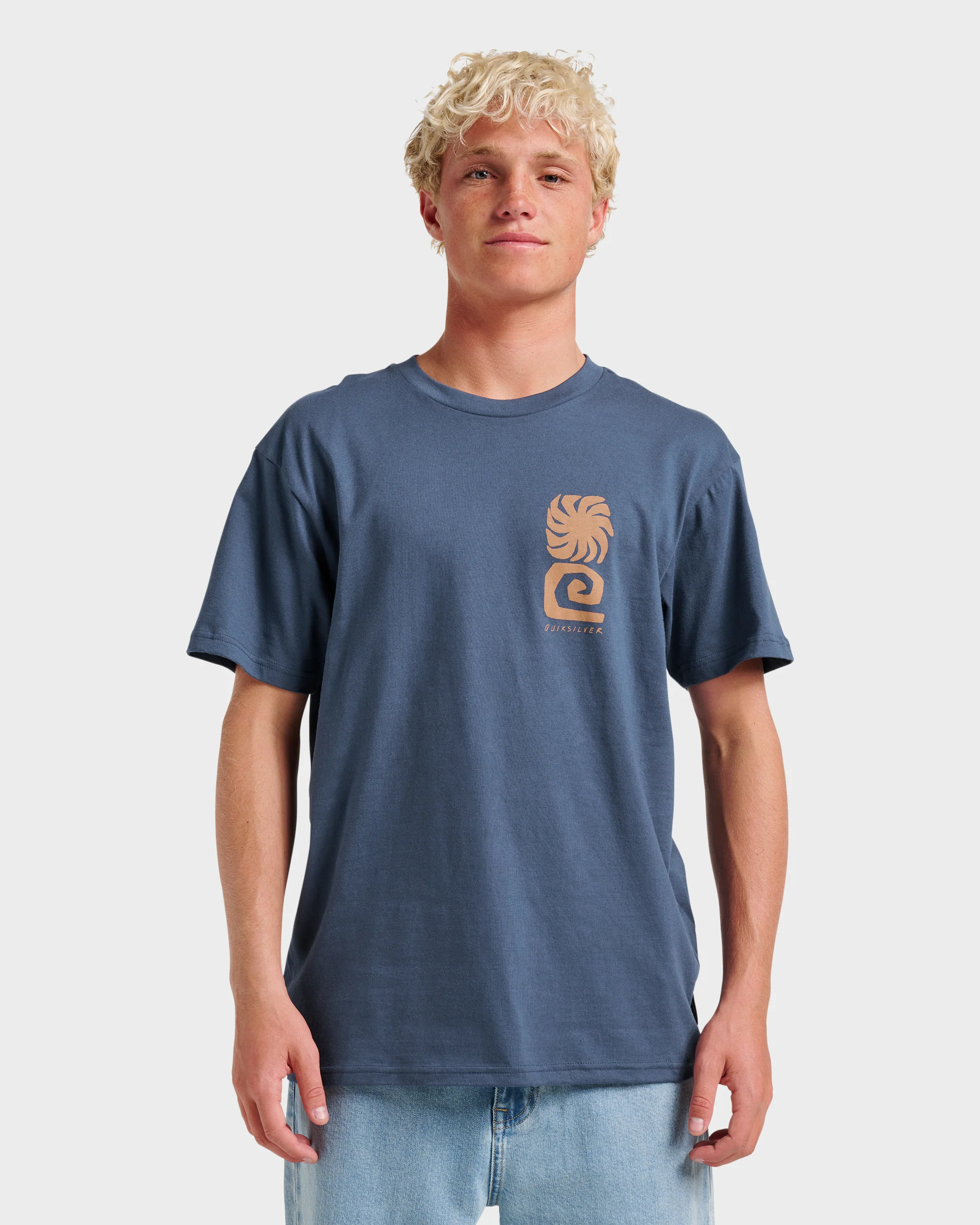 Peaceful Livin Classic T-shirt - Navy 1 Peaceful Livin Classic T-shirt - Navy