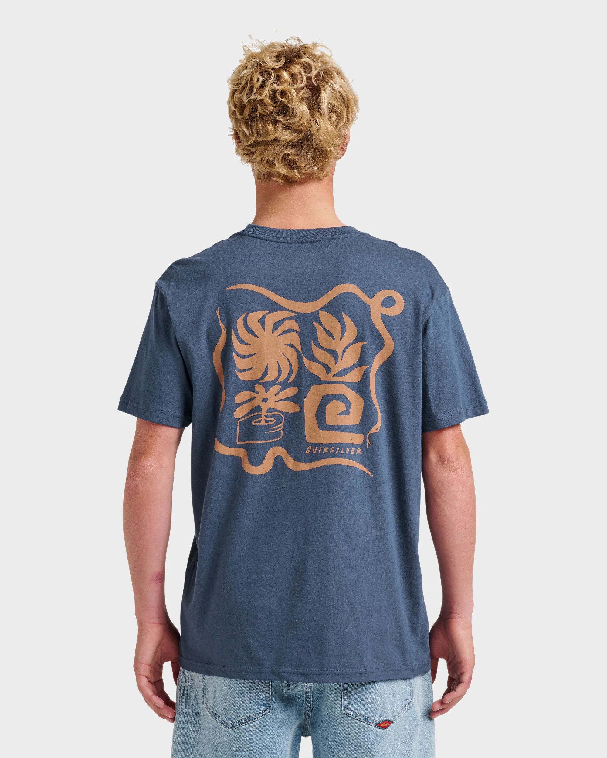 Peaceful Livin Classic T-shirt - Navy 2 Peaceful Livin Classic T-shirt - Navy