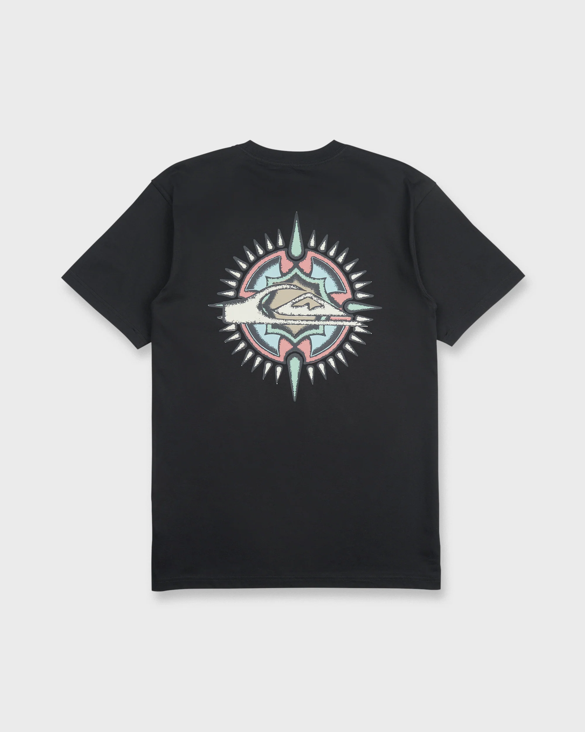 Shooting Star Short Sleeve Knit T-Shirt - Black 7 Shooting Star Short Sleeve Knit T-Shirt - Black