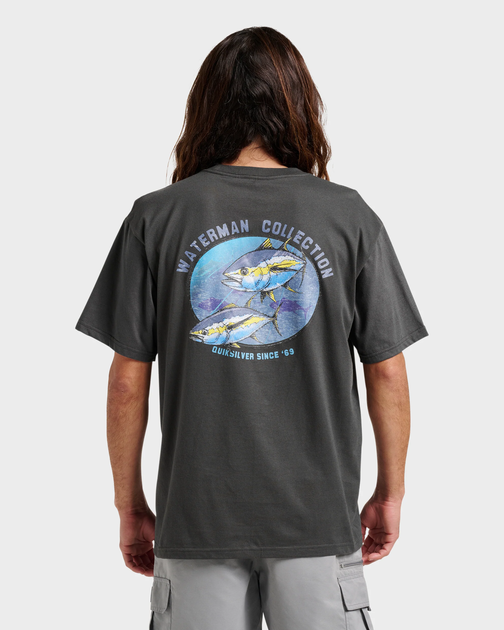 Waterman Double Ahi Classic T-shirt - Phantom 2 Waterman Double Ahi Classic T-shirt - Phantom