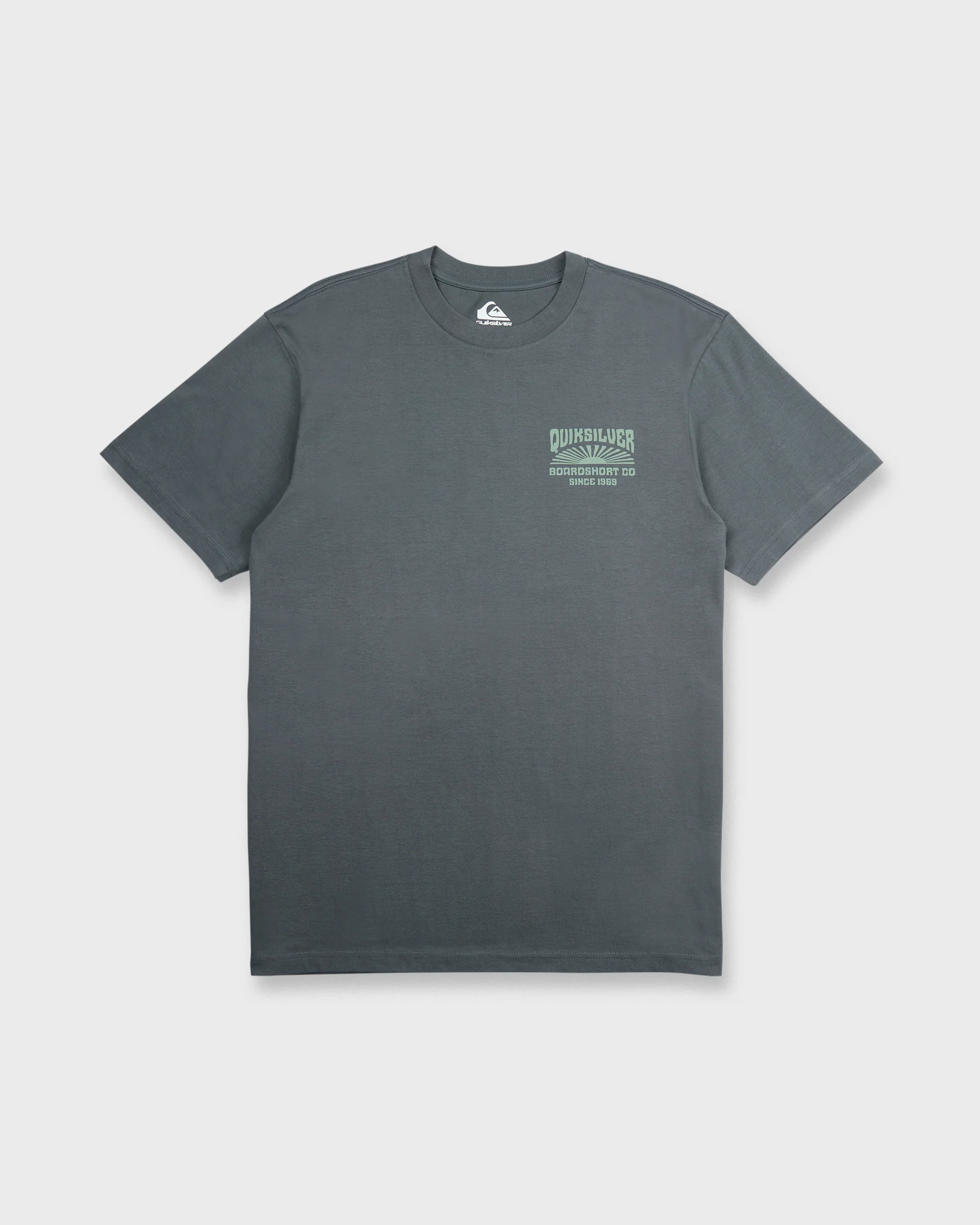 Radiant Flare Short Sleeve Knit T-Shirt - Iron Gate 6 Radiant Flare Short Sleeve Knit T-Shirt - Iron Gate
