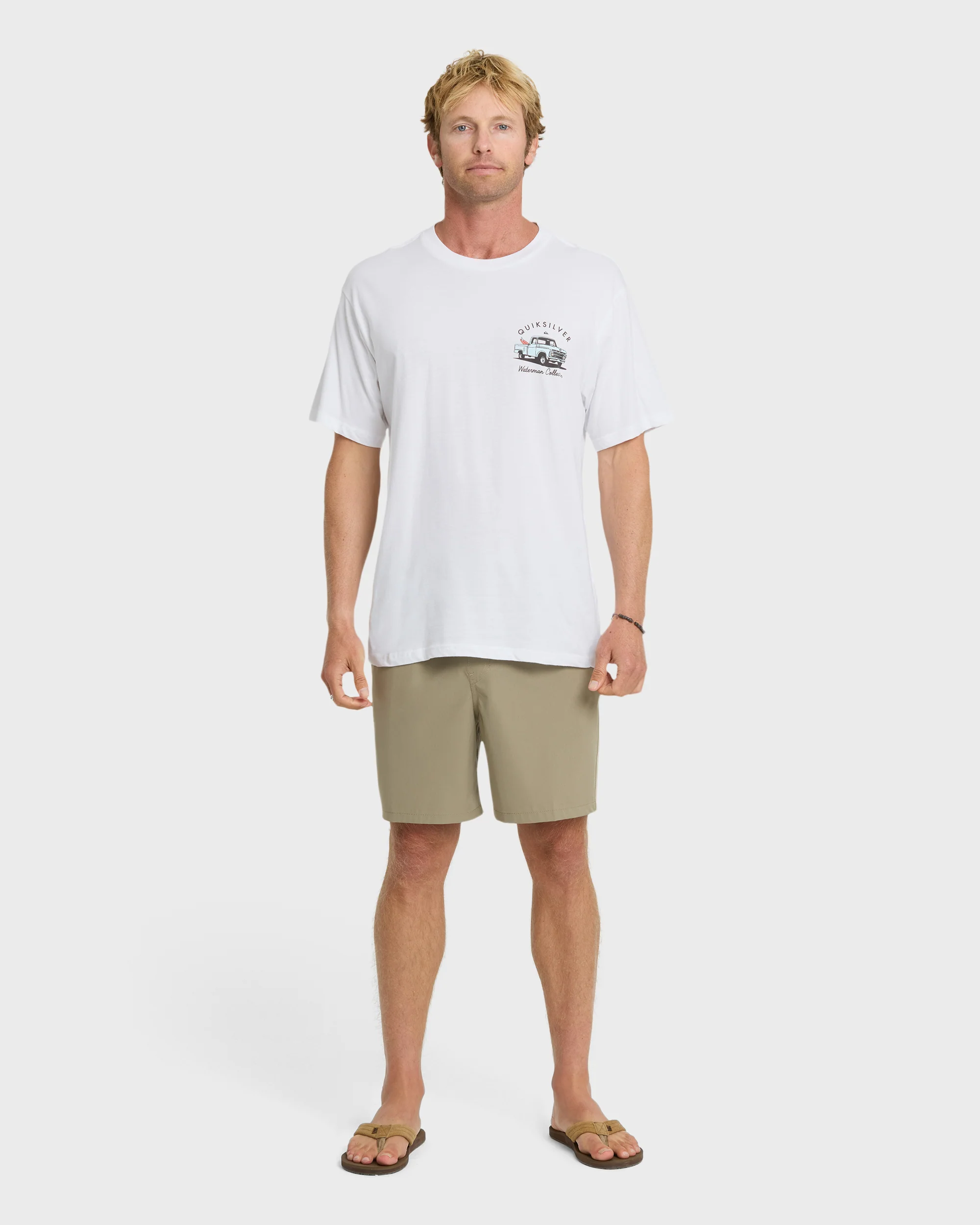 Waterman Four Wheeler Classic T-shirt - White 3 Waterman Four Wheeler Classic T-shirt - White