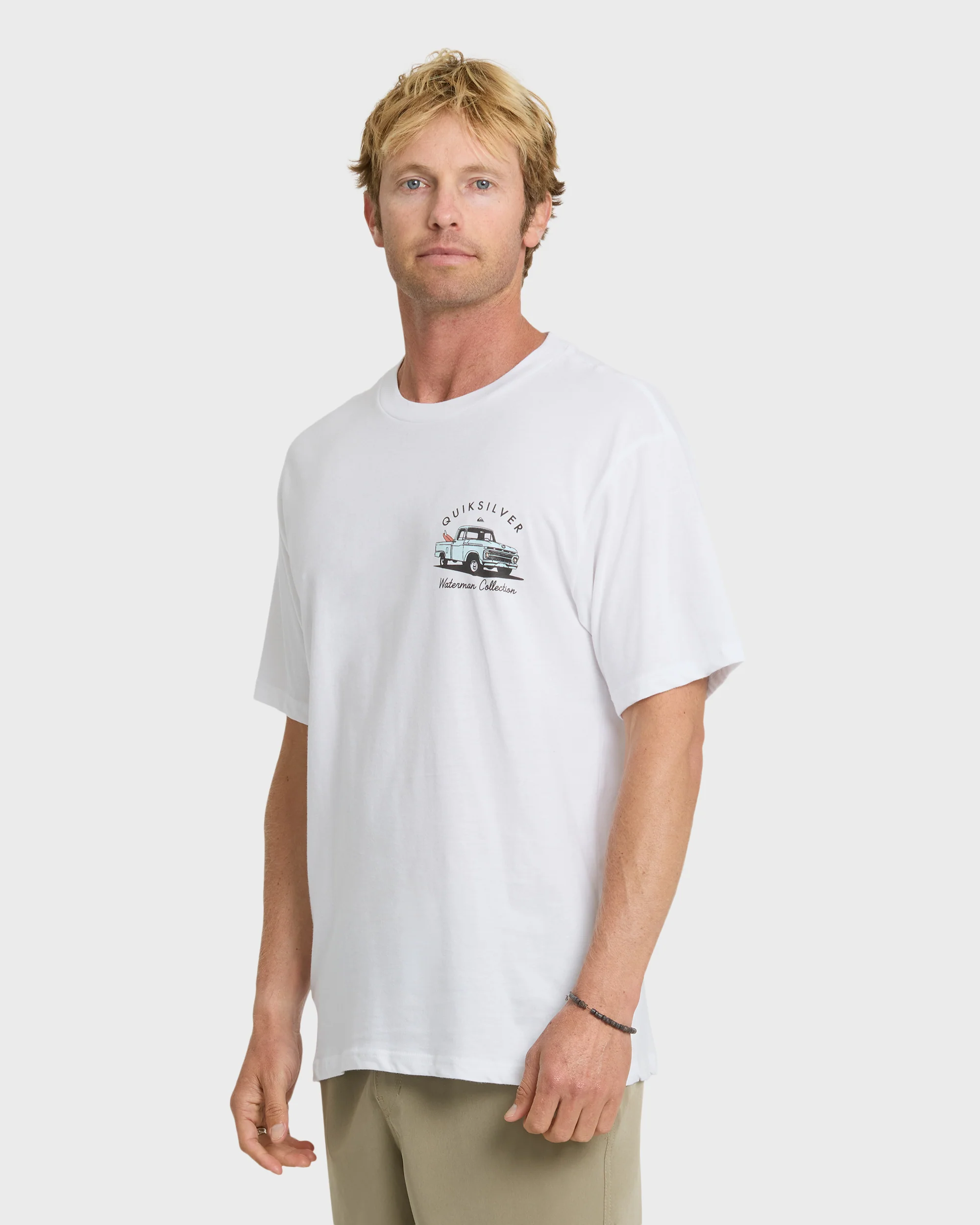 Waterman Four Wheeler Classic T-shirt - White 4 Waterman Four Wheeler Classic T-shirt - White