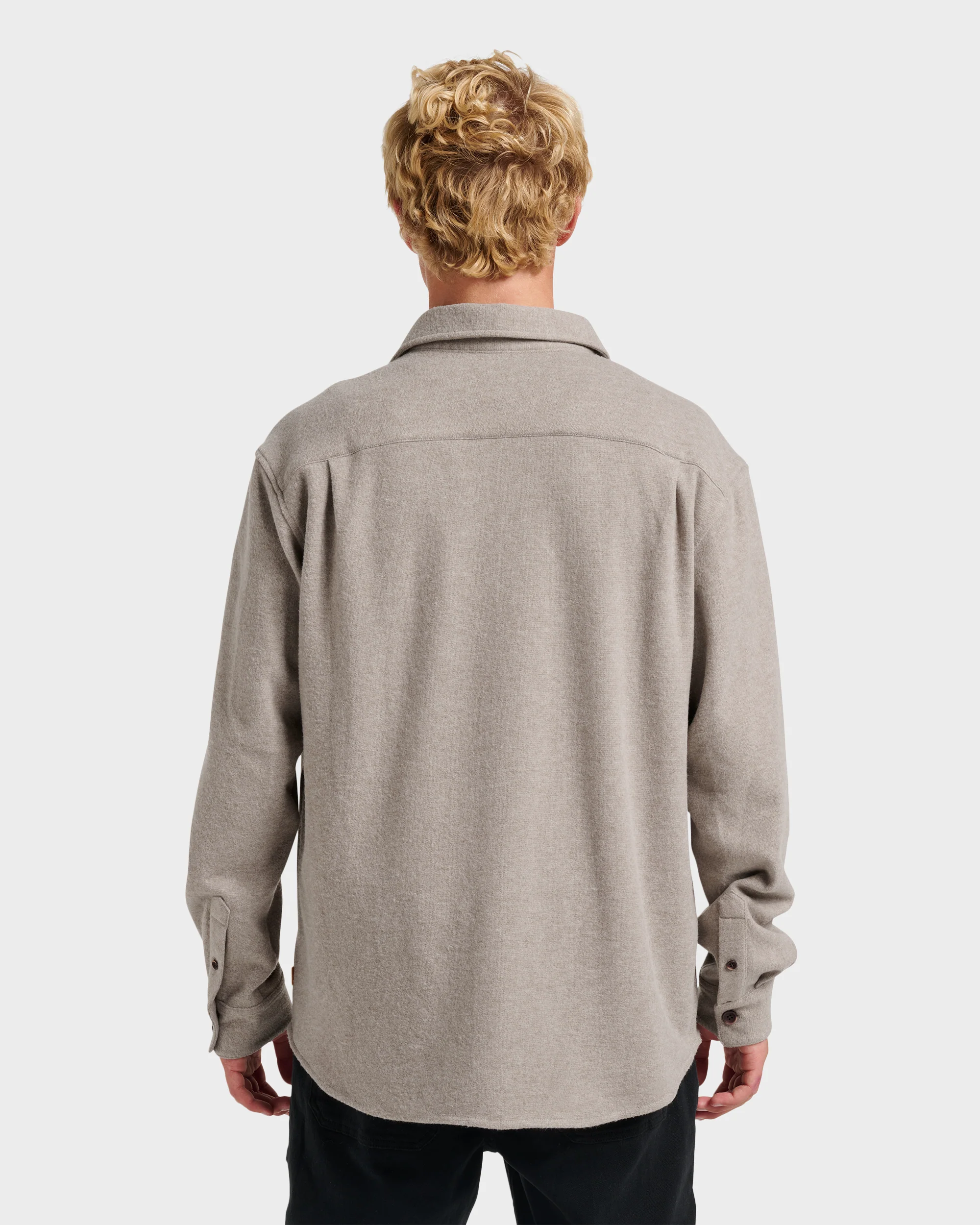 Waterman Harvest Flannel Shirt - Taupe Heather 2 Waterman Harvest Flannel Shirt - Taupe Heather
