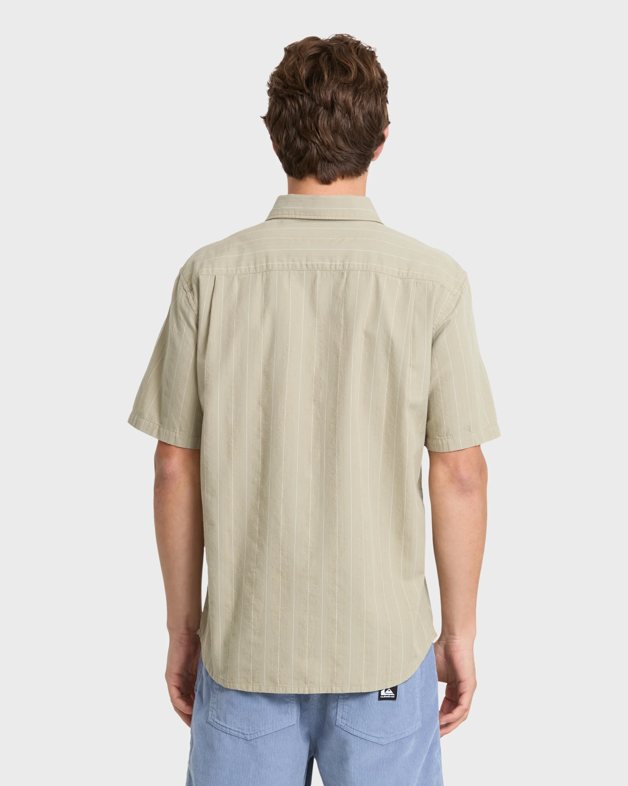 Dobby Stripe Classic Short Sleeve Woven Shirt - Seneca Rock 2 Dobby Stripe Classic Short Sleeve Woven Shirt - Seneca Rock