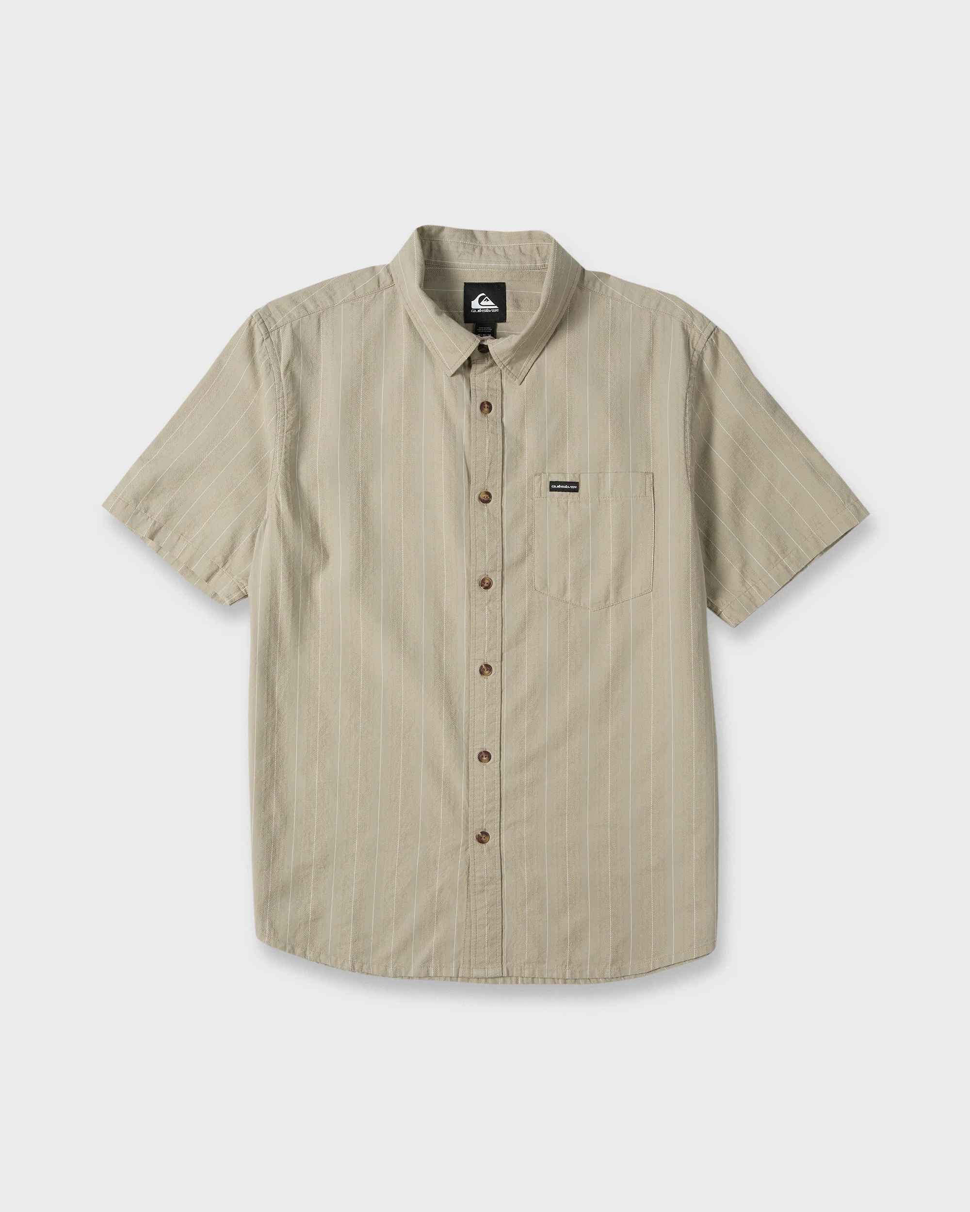 Dobby Stripe Classic Short Sleeve Woven Shirt - Seneca Rock 6 Dobby Stripe Classic Short Sleeve Woven Shirt - Seneca Rock