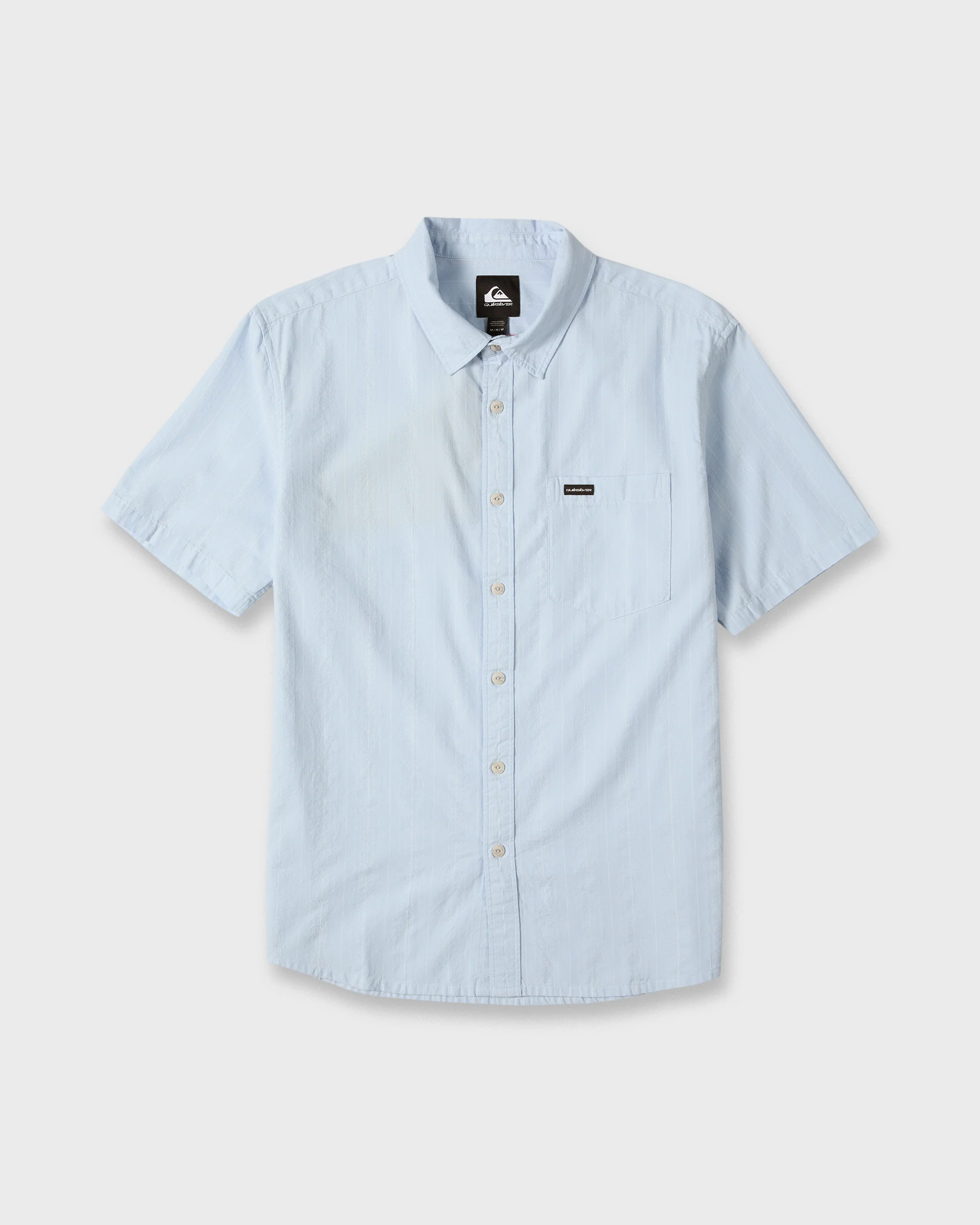 Dobby Stripe Classic Short Sleeve Woven Shirt - Skyway 6 Dobby Stripe Classic Short Sleeve Woven Shirt - Skyway