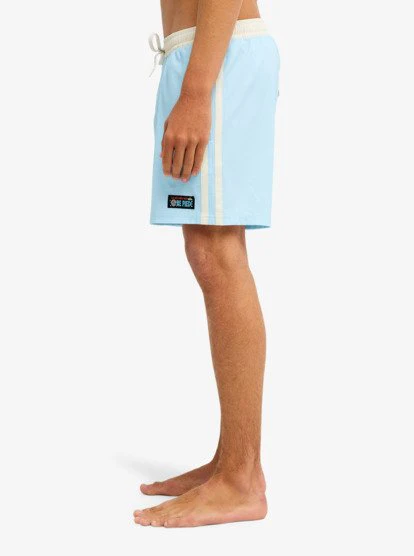 One Piece Solid 16" Elastic Waist Boardshorts - Stratosphere 2 One Piece Solid 16" Elastic Waist Boardshorts - Stratosphere