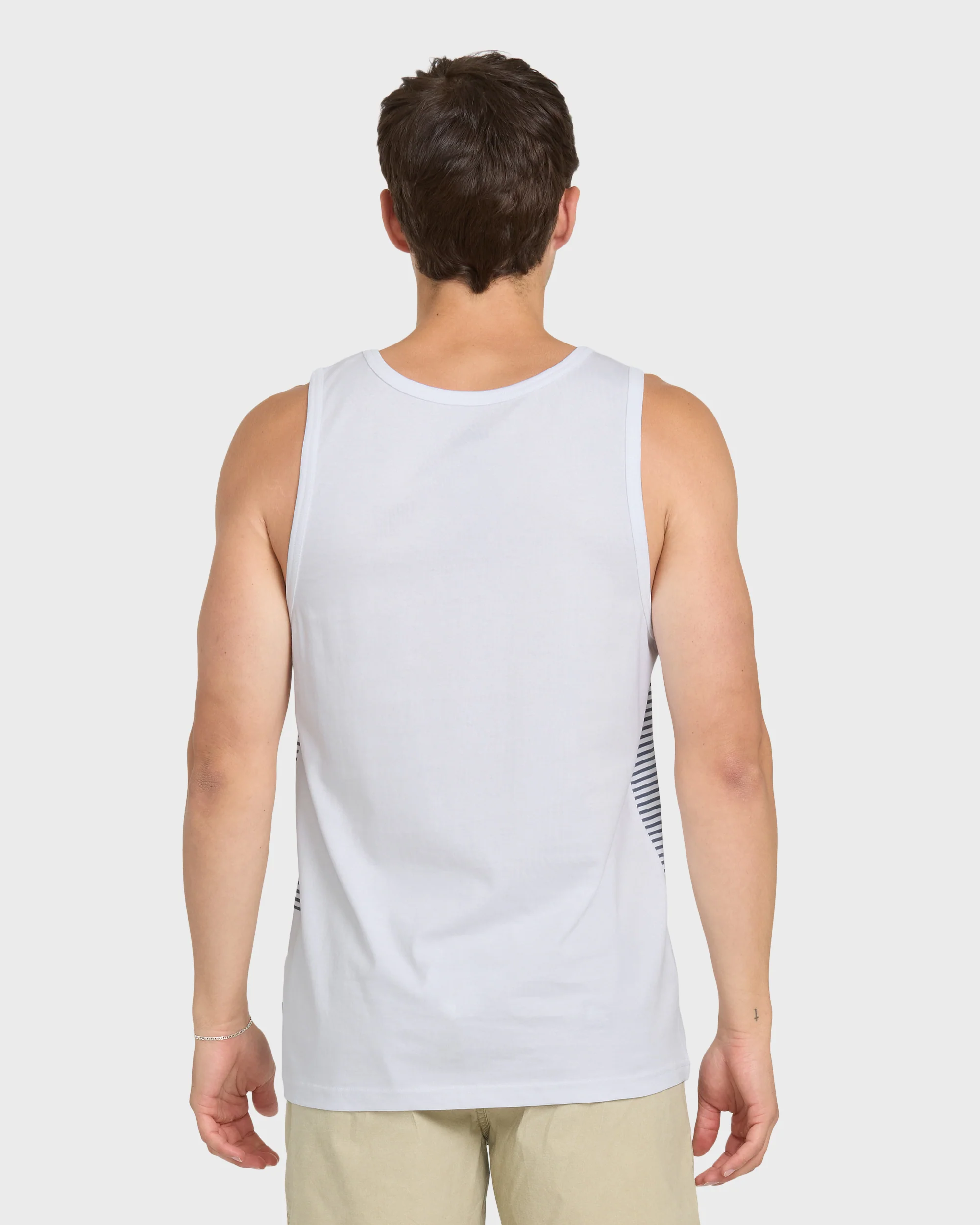 Tijuana Stripe Tank Top - White 2 Tijuana Stripe Tank Top - White