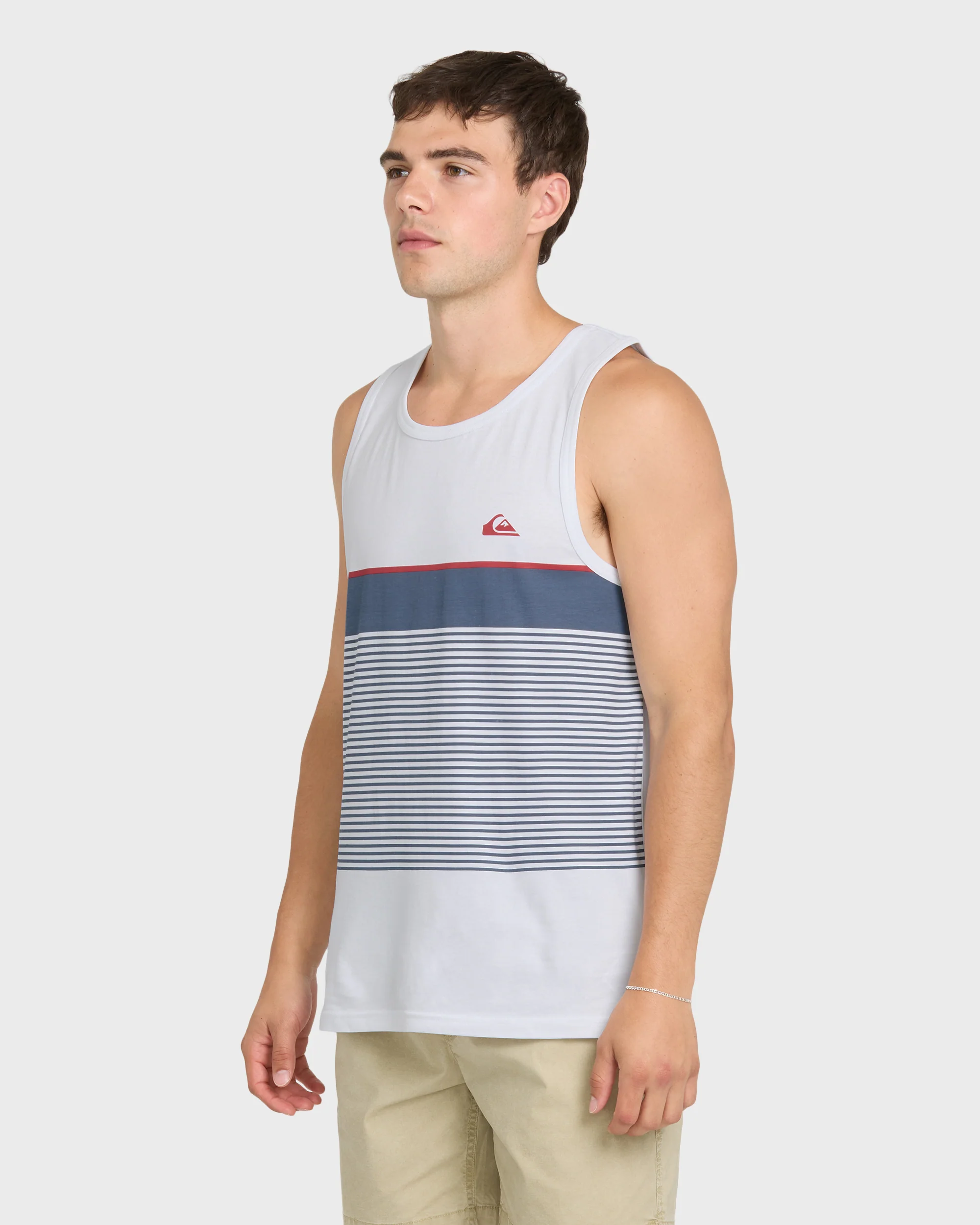 Tijuana Stripe Tank Top - White 3 Tijuana Stripe Tank Top - White
