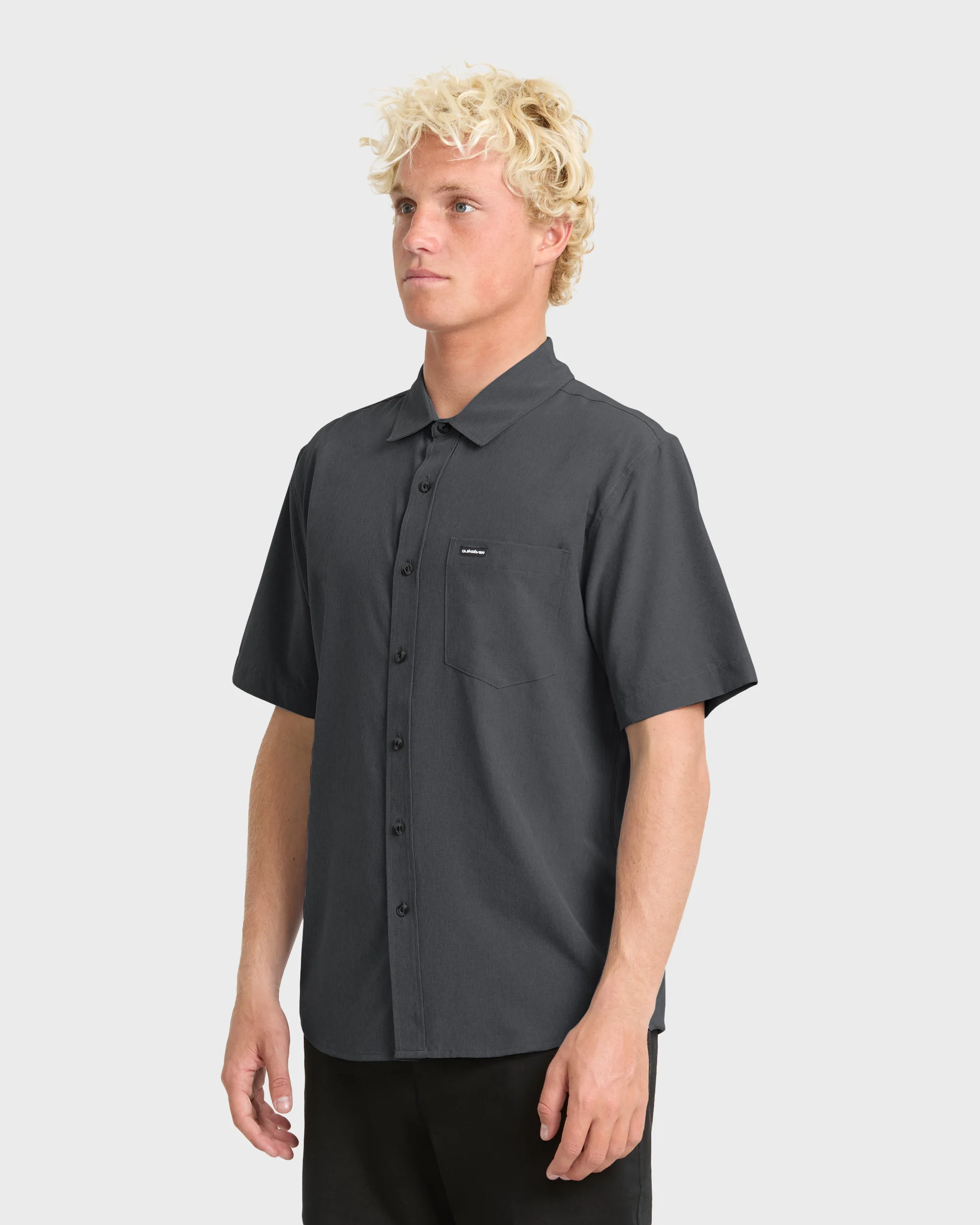Ridgeport Tech Classic Short Sleeve Woven Shirt - Phantom 3 Ridgeport Tech Classic Short Sleeve Woven Shirt - Phantom