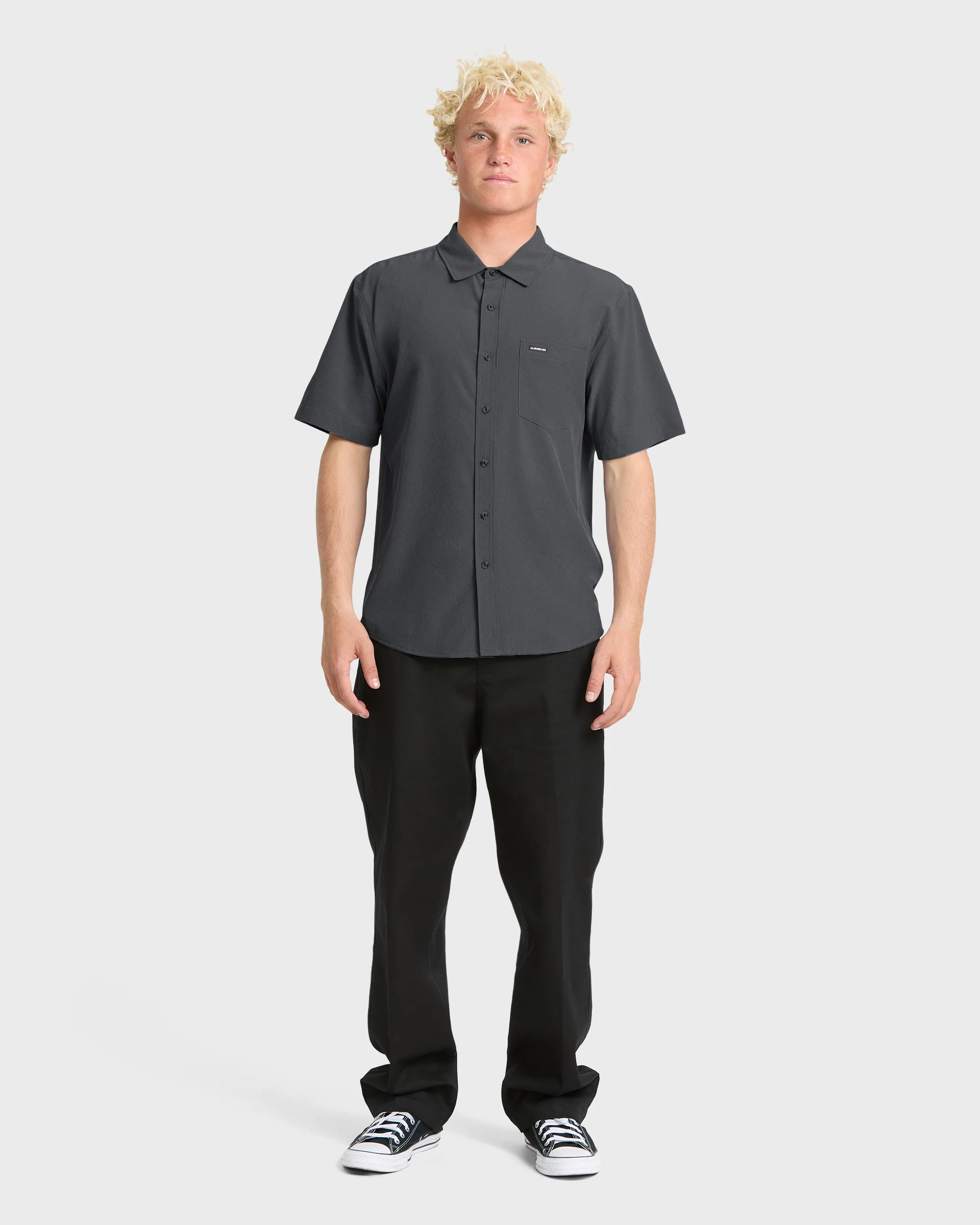 Ridgeport Tech Classic Short Sleeve Woven Shirt - Phantom 4 Ridgeport Tech Classic Short Sleeve Woven Shirt - Phantom