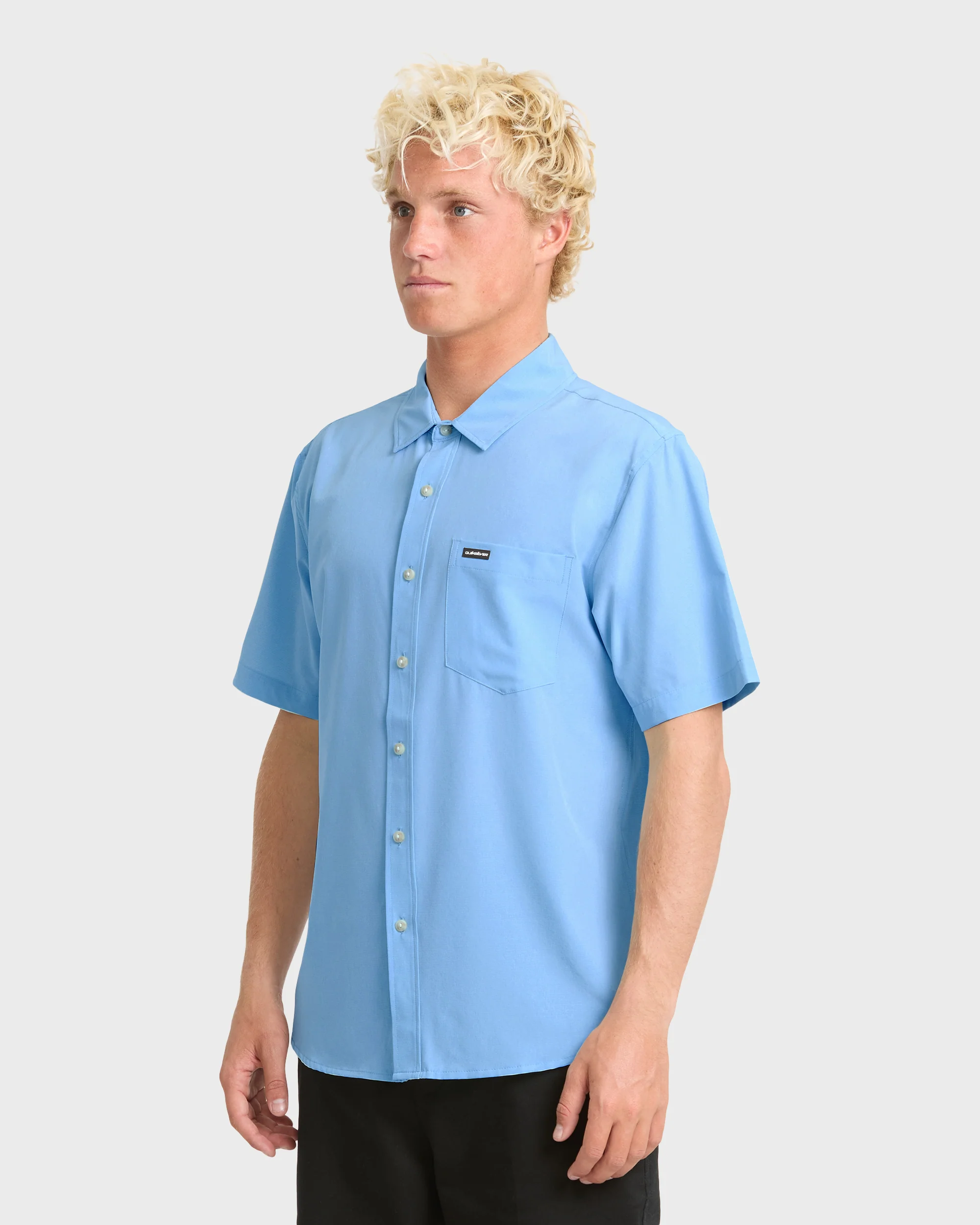 Ridgeport Tech Classic Short Sleeve Woven Shirt - Riviera 3 Ridgeport Tech Classic Short Sleeve Woven Shirt - Riviera