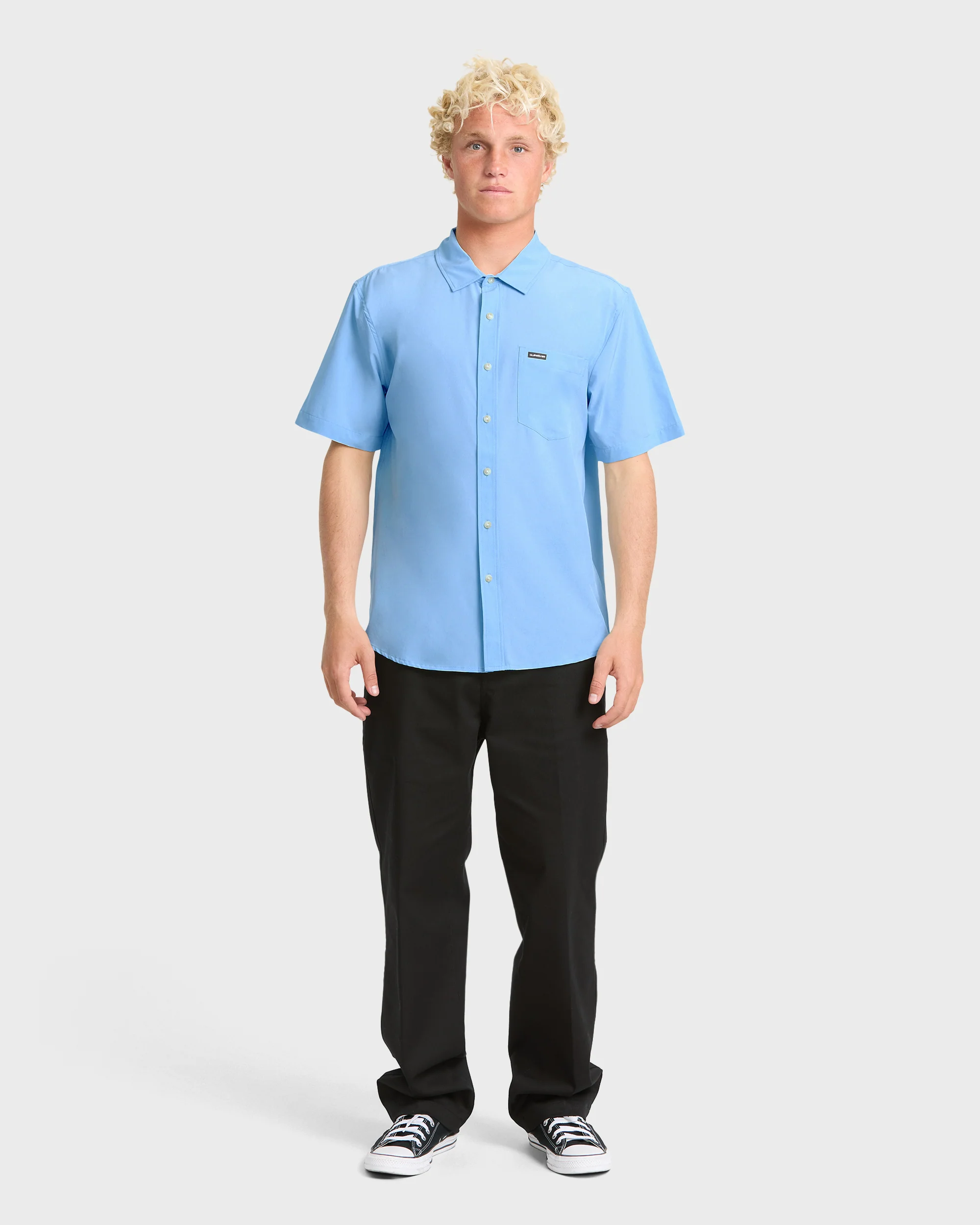 Ridgeport Tech Classic Short Sleeve Woven Shirt - Riviera 4 Ridgeport Tech Classic Short Sleeve Woven Shirt - Riviera