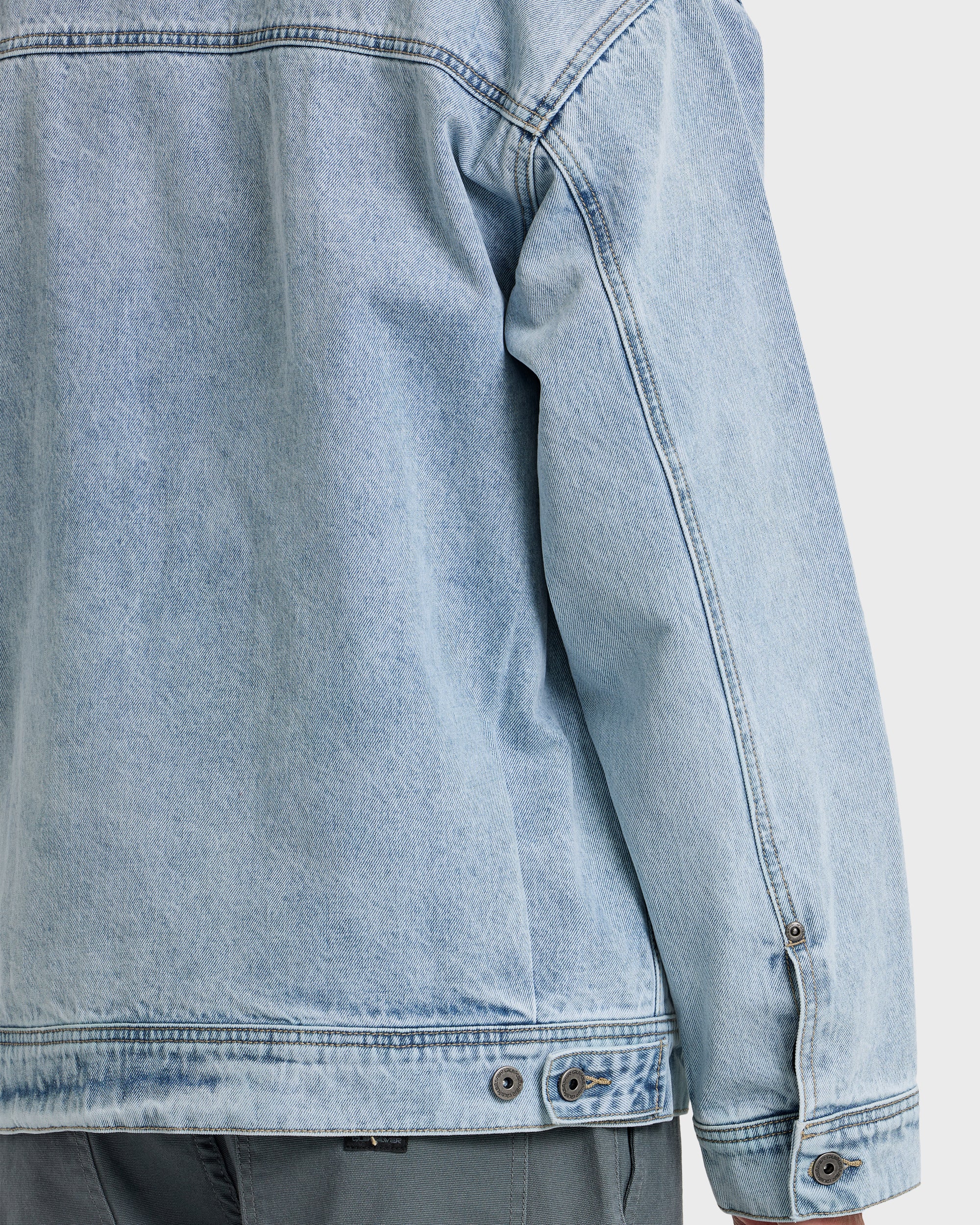 Surf Harrington Denim Jacket - Light Indigo 6 Surf Harrington Denim Jacket - Light Indigo