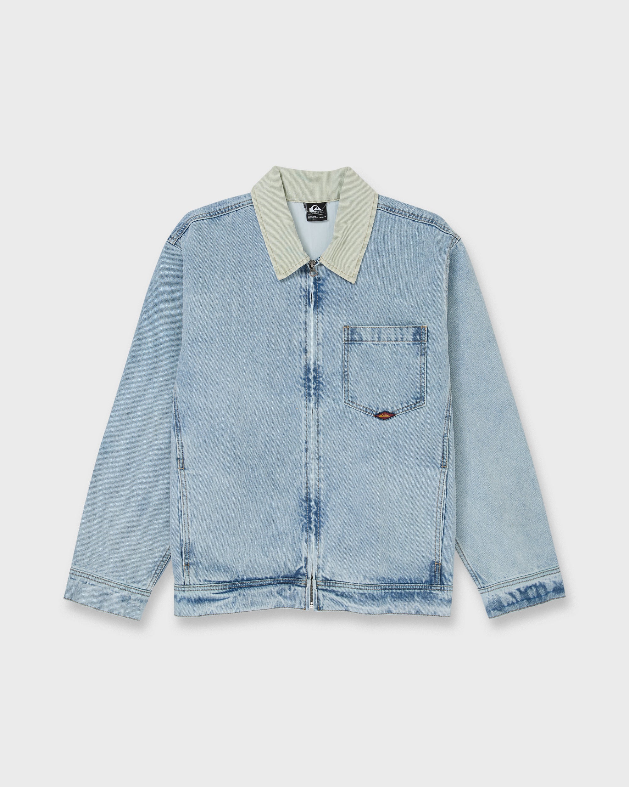 Surf Harrington Denim Jacket - Light Indigo 7 Surf Harrington Denim Jacket - Light Indigo