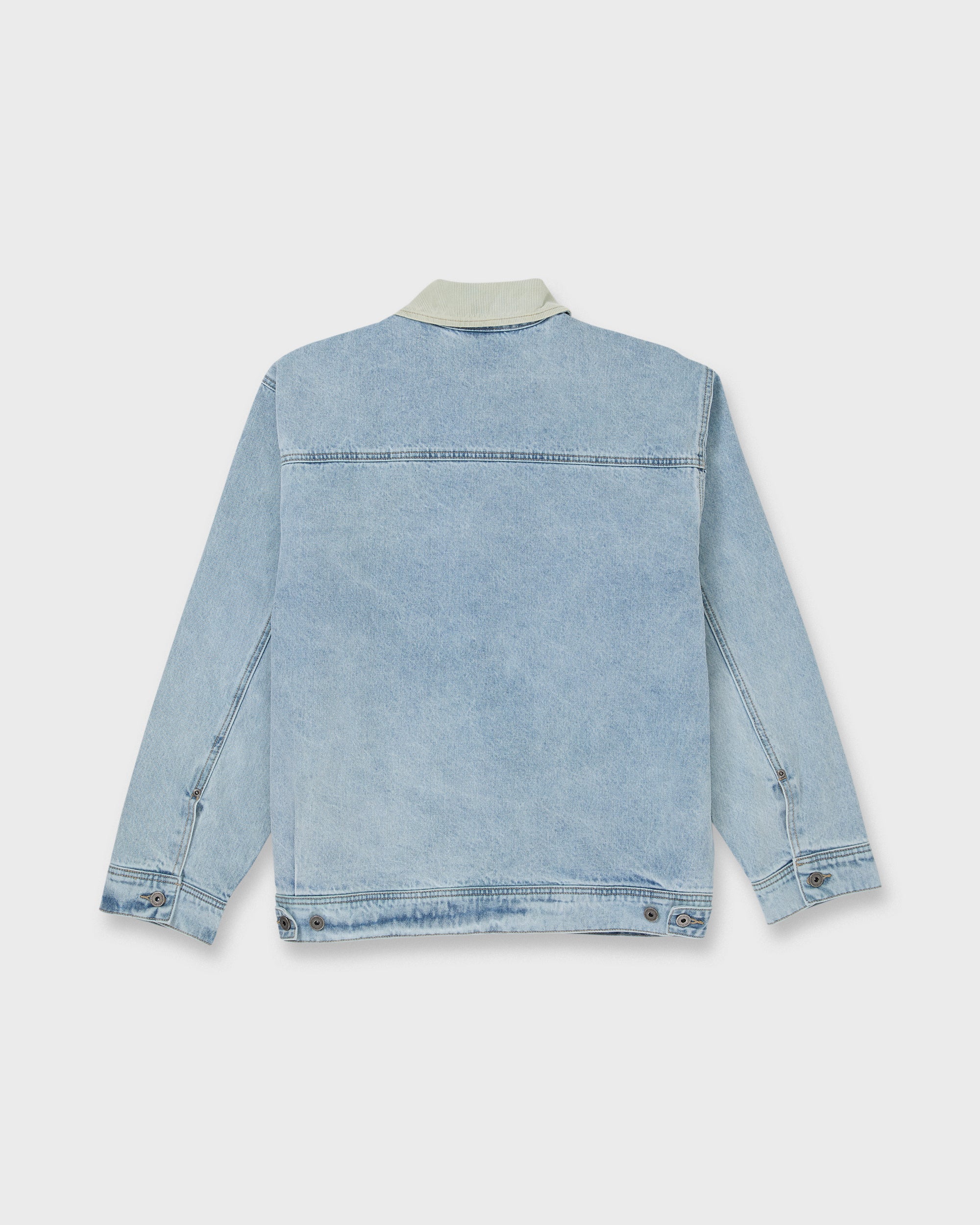 Surf Harrington Denim Jacket - Light Indigo 8 Surf Harrington Denim Jacket - Light Indigo