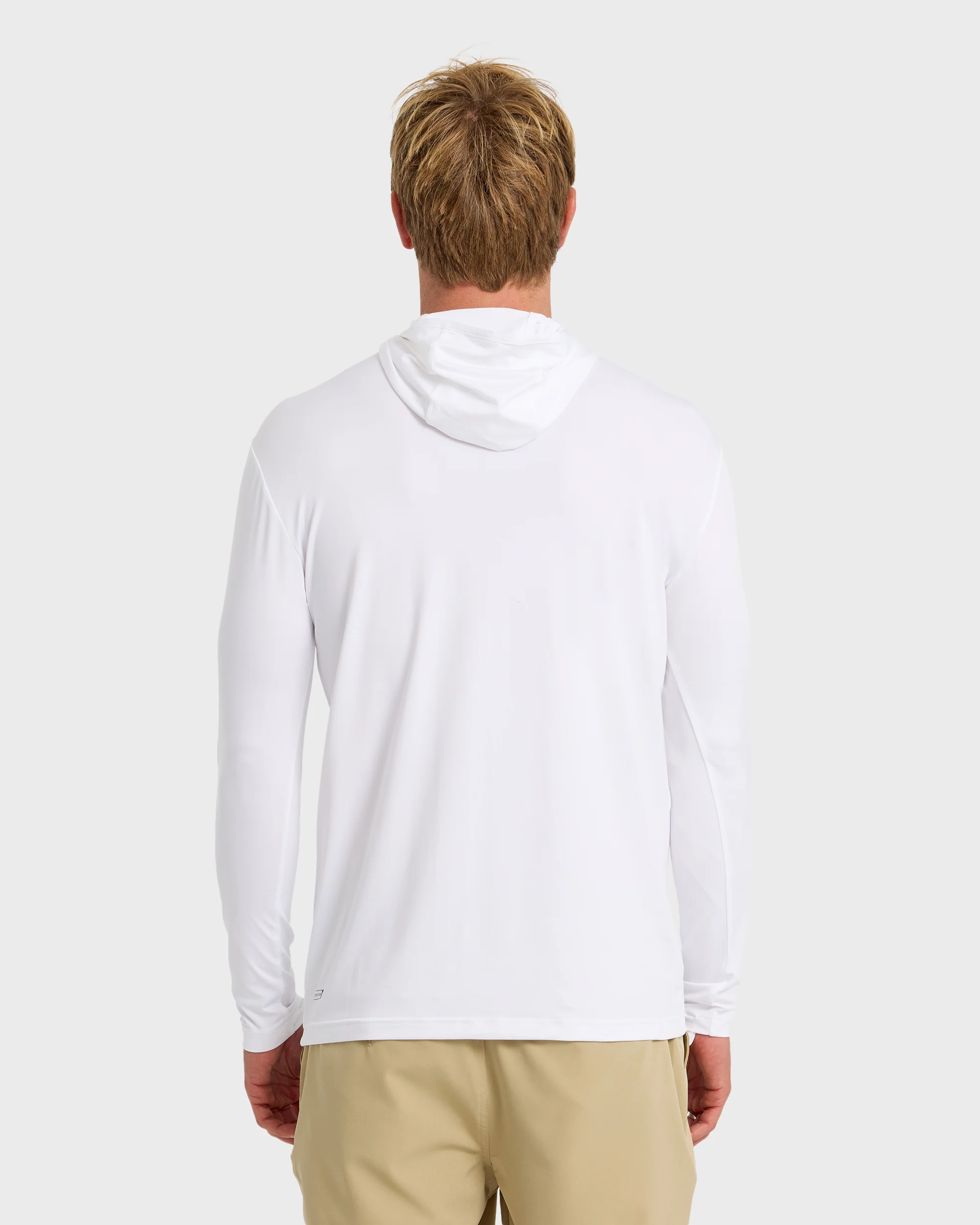 Everyday Hooded UPF 50 Long Sleeve Surf Shirt - White 2 Everyday Hooded UPF 50 Long Sleeve Surf Shirt - White