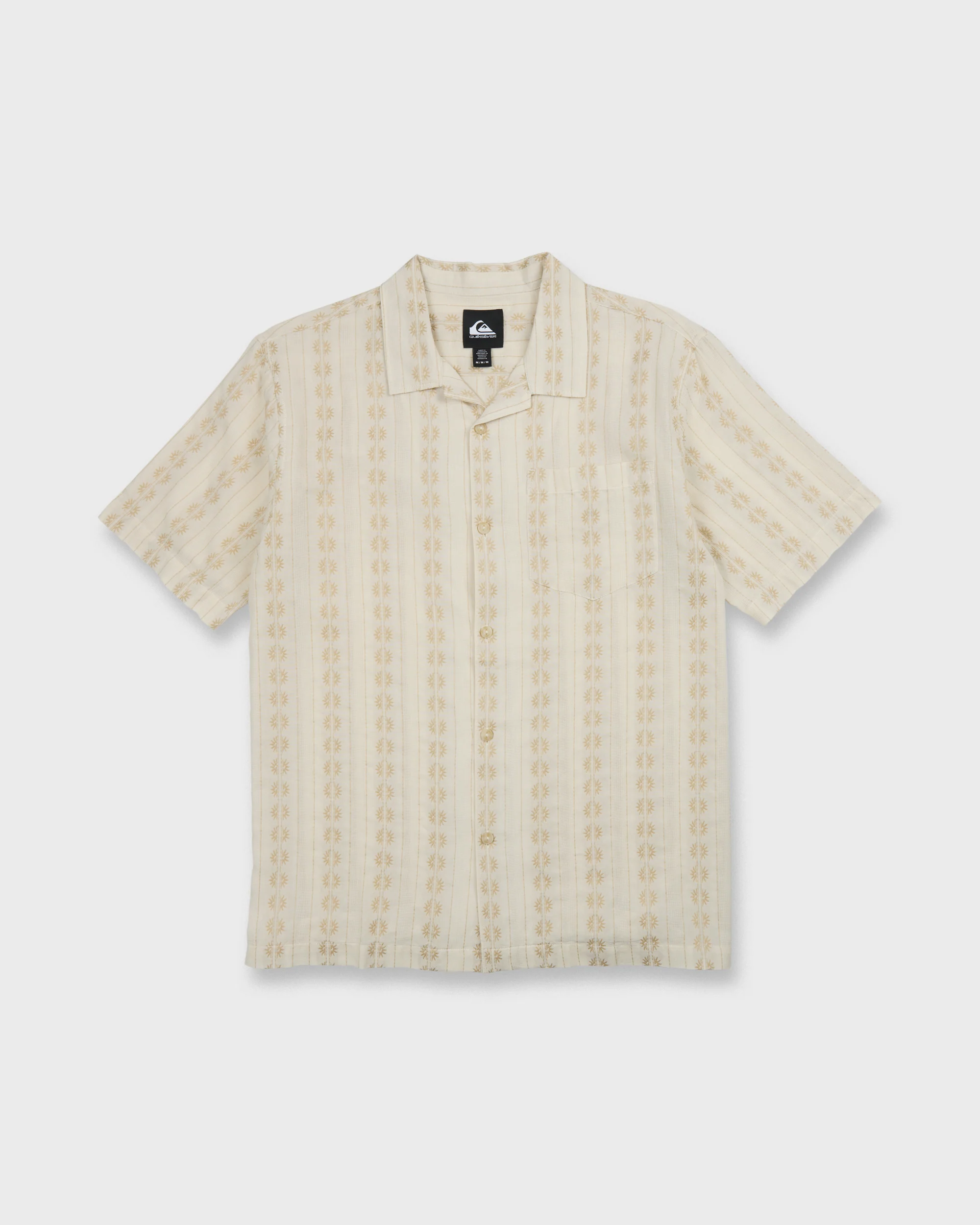 Bishop Jacquard Camp Short Sleeve Cotton Shirt - Twill 6 Bishop Jacquard Camp Short Sleeve Cotton Shirt - Twill