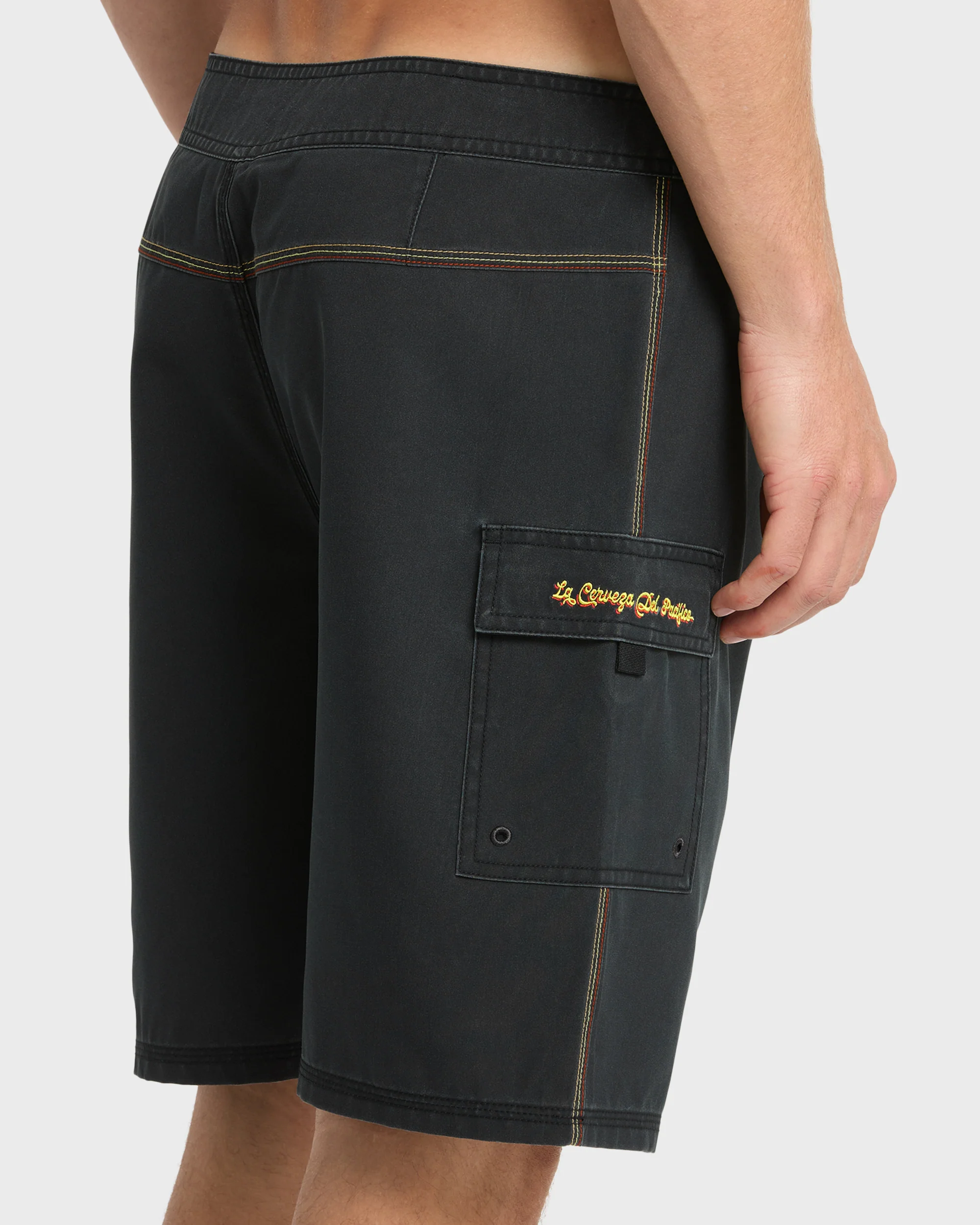 Pacifico Ballena 20" Boardshorts - Black 6 Pacifico Ballena 20" Boardshorts - Black