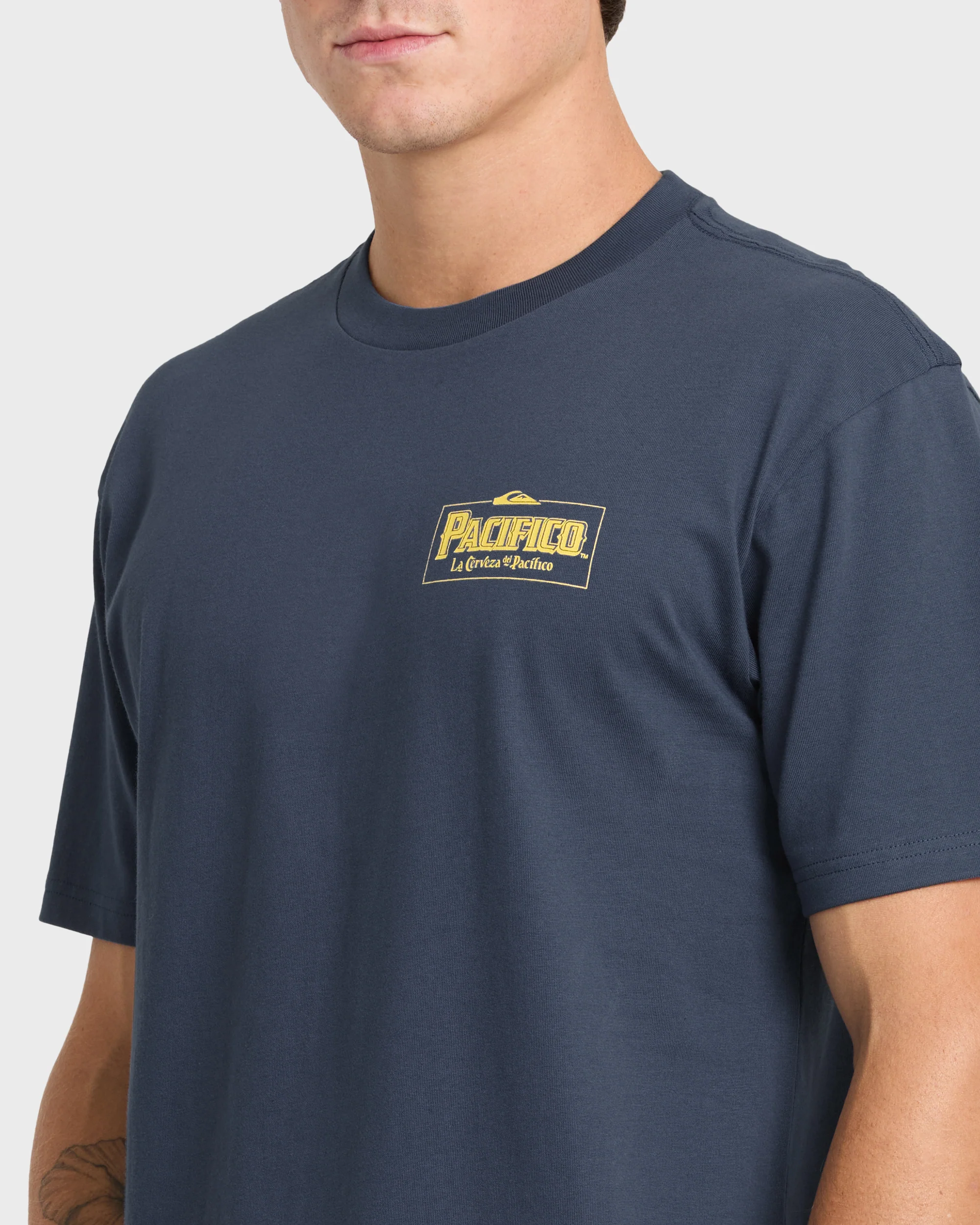 Pacifico Sayulita Cruising Short Sleeve Knit T-Shirt - Navy 5 Pacifico Sayulita Cruising Short Sleeve Knit T-Shirt - Navy