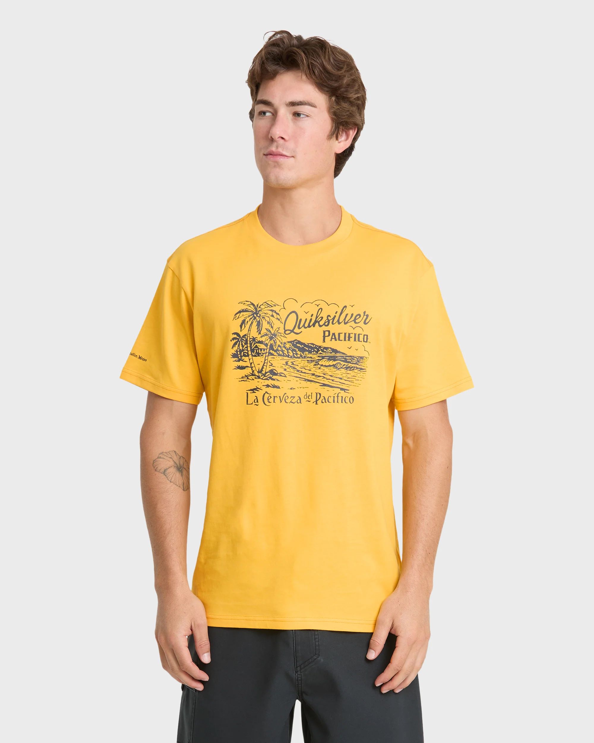 Pacifico Coastal Paradise Short Sleeve Knit T-Shirt - Sunshine 1 Pacifico Coastal Paradise Short Sleeve Knit T-Shirt - Sunshine
