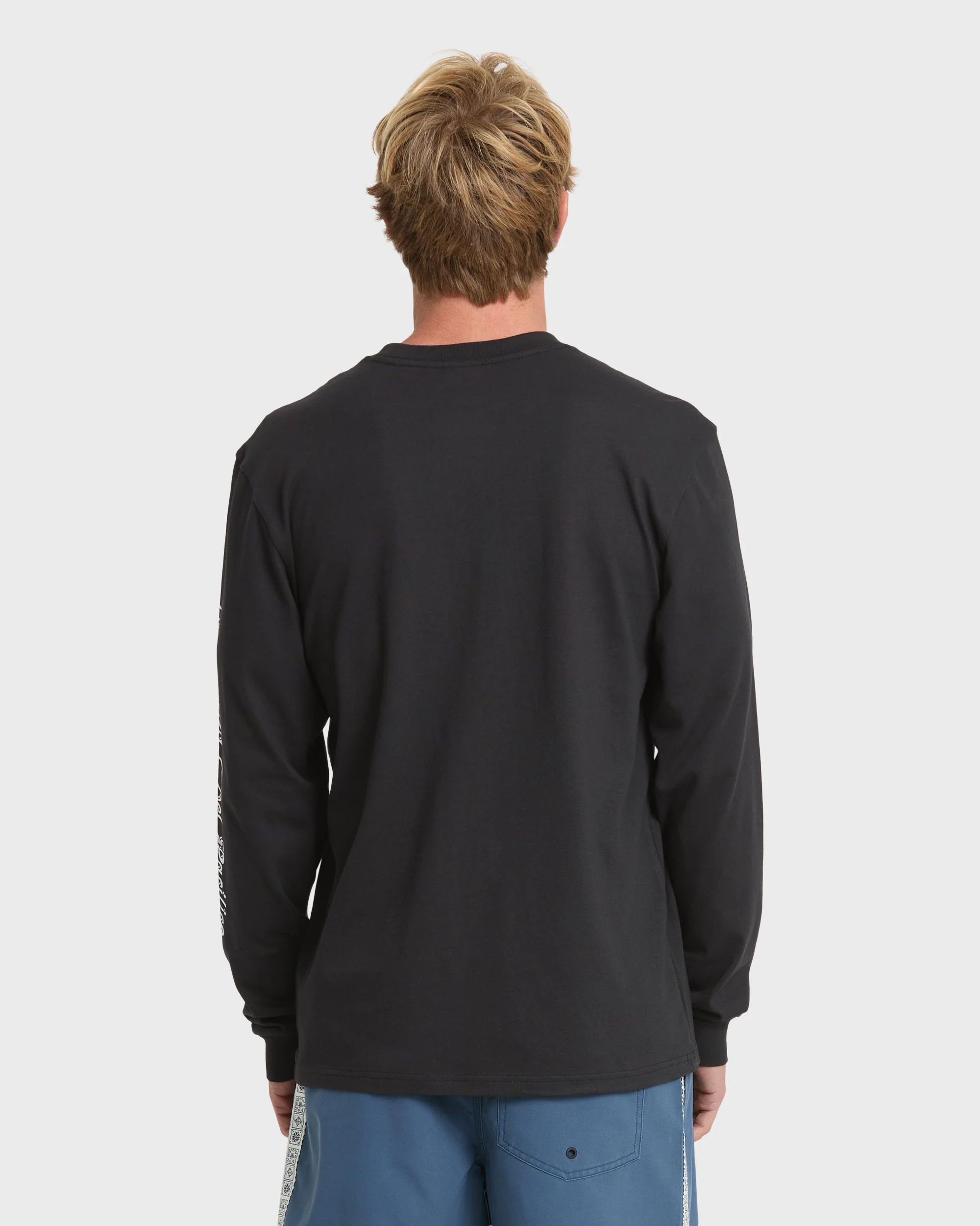 Pacifico Signage Long Sleeve Knit T-Shirt - Black 3 Pacifico Signage Long Sleeve Knit T-Shirt - Black