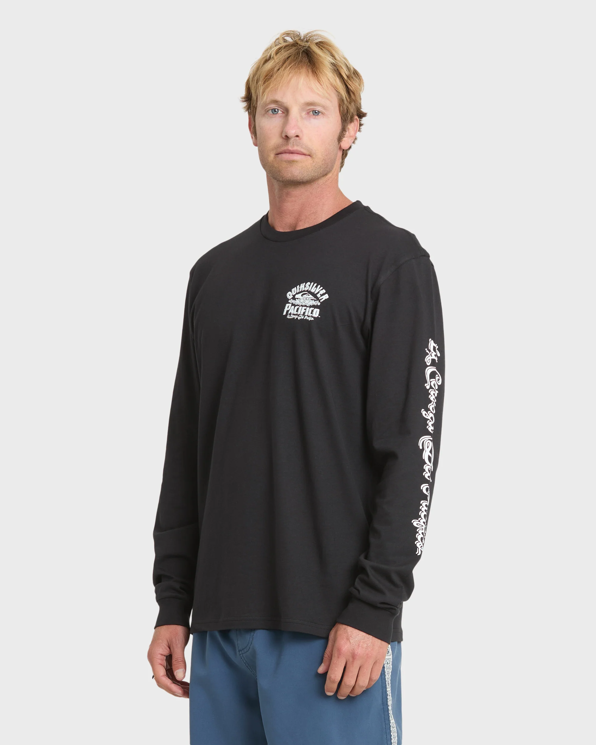 Pacifico Signage Long Sleeve Knit T-Shirt - Black 5 Pacifico Signage Long Sleeve Knit T-Shirt - Black